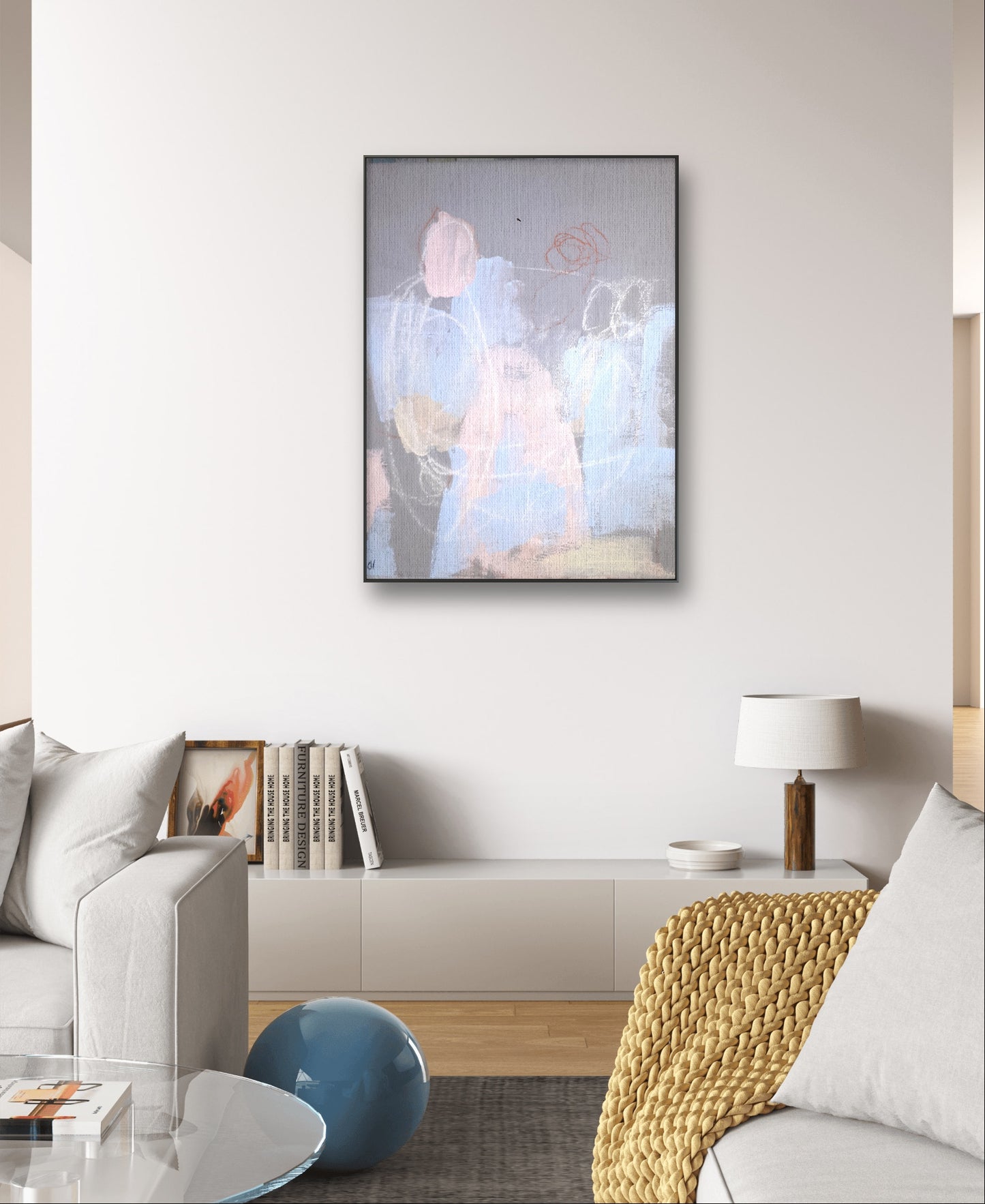 Personalisierte Auftragskunst und Gemälde: abstraktes-dezentes-bild-auftragskunst – Kategorie: Originalgemälde – Hersteller: