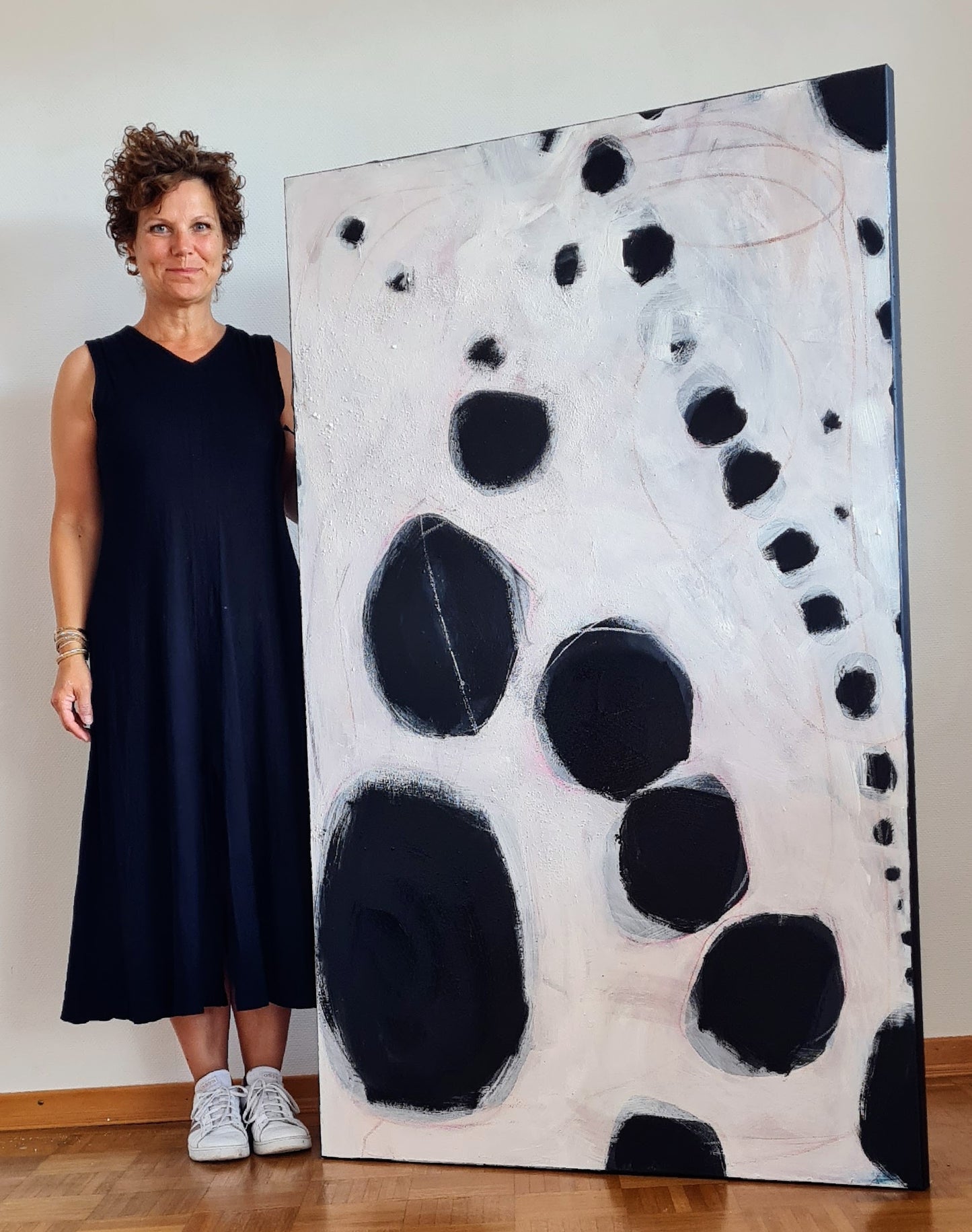 Personalisierte Auftragskunst und Gemälde: schwarz-weisse-bilder-abstrakt – Kategorie: Originalgemälde – Hersteller: Conny Wachsmann, Artist