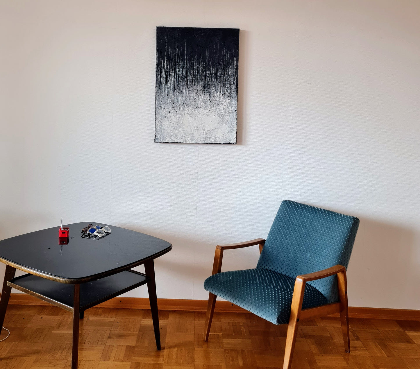 Schwarz-weißes Bild - Märchen von früher - direkt versandfertig