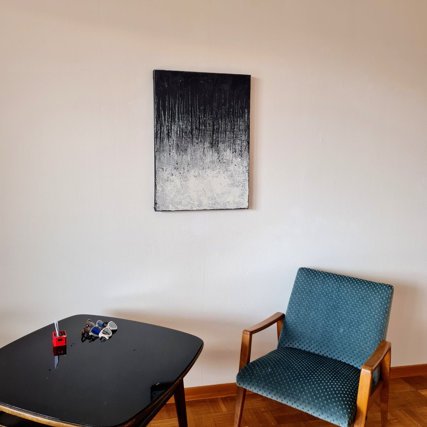 Schwarz-weißes Bild - Märchen von früher - direkt versandfertig