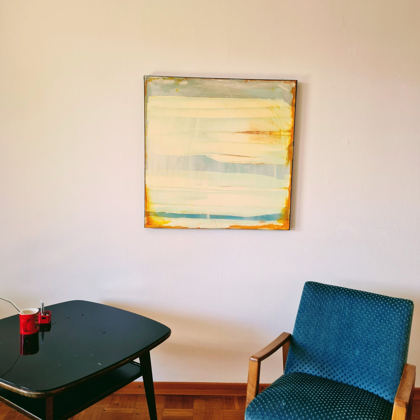 Die Welt des Küstenzaubers - 80 x 80 cm - Bild 3 von 4 - direkt versandfertig