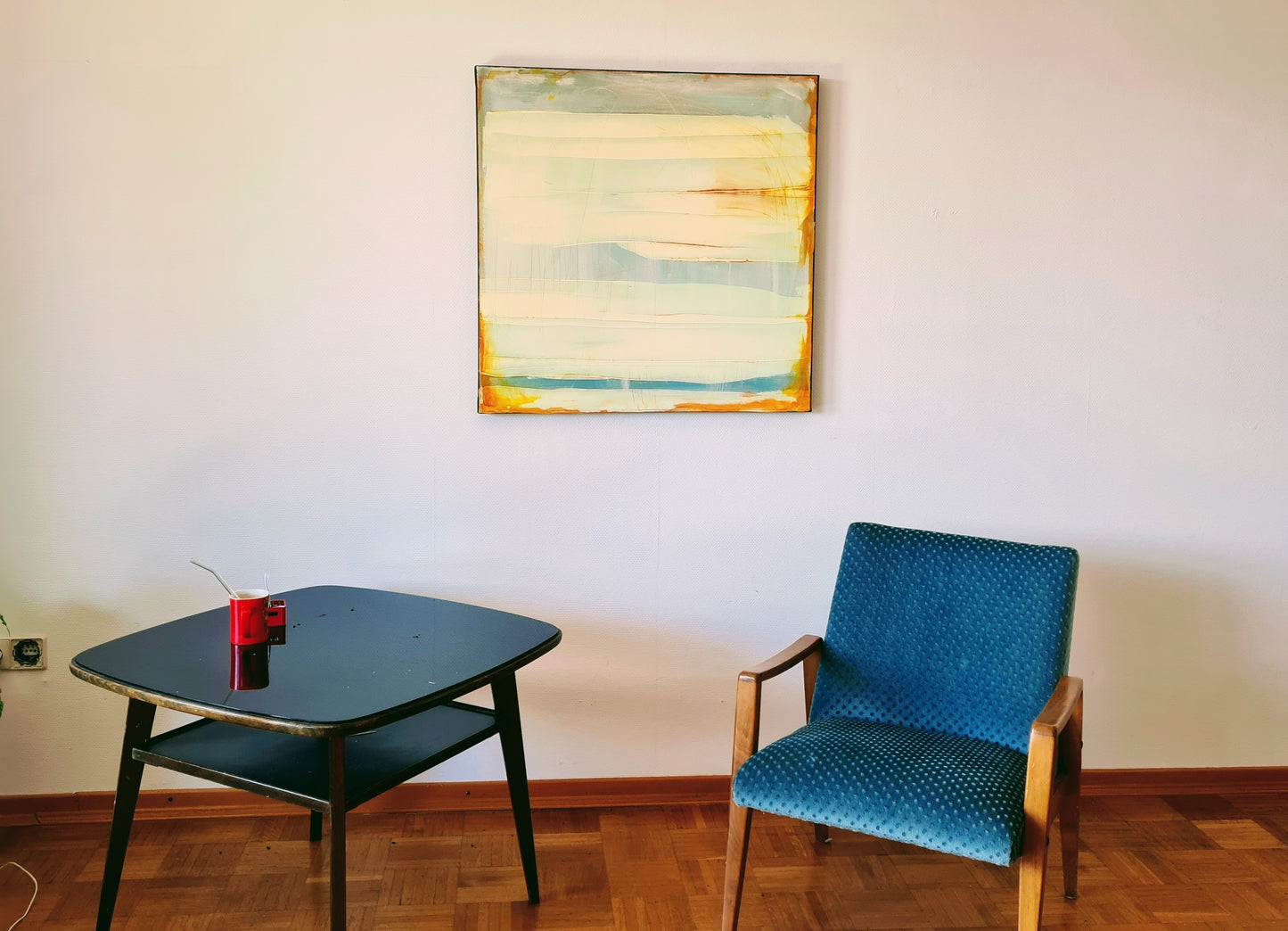 Die Welt des Küstenzaubers - 80 x 80 cm - Bild 3 von 4 - direkt versandfertig