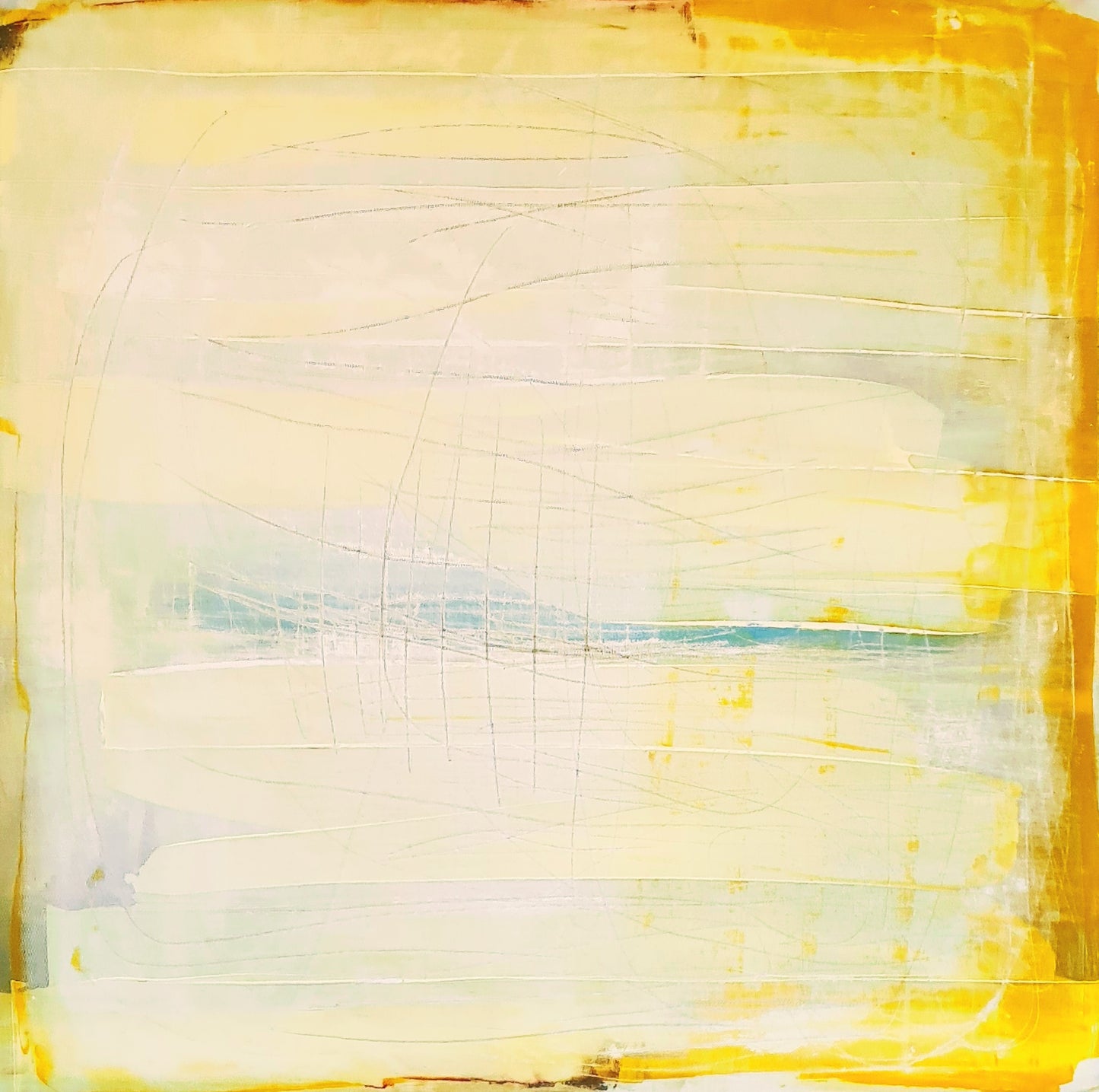 Die Welt des Küstenzaubers - 80 x 80 cm - Bild 2 von 4 - direkt versandfertig