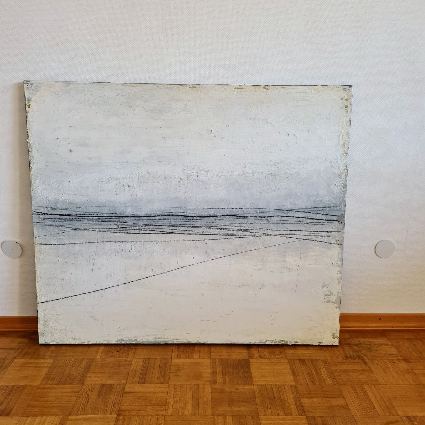 weißes Bild 110 x 130 cm / Wege der Begegnung / nur einmal vorhanden