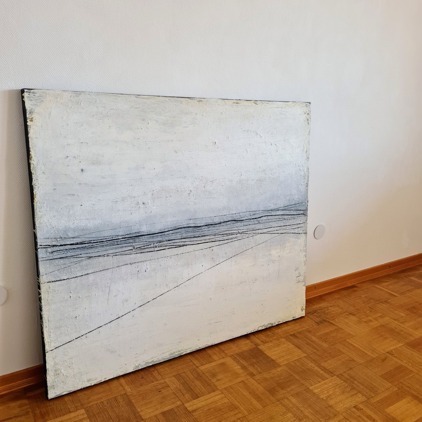 weißes Bild 110 x 130 cm / Wege der Begegnung / nur einmal vorhanden
