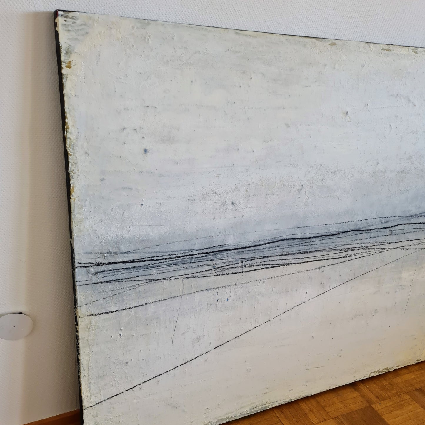 weißes Bild 110 x 130 cm / Wege der Begegnung / nur einmal vorhanden