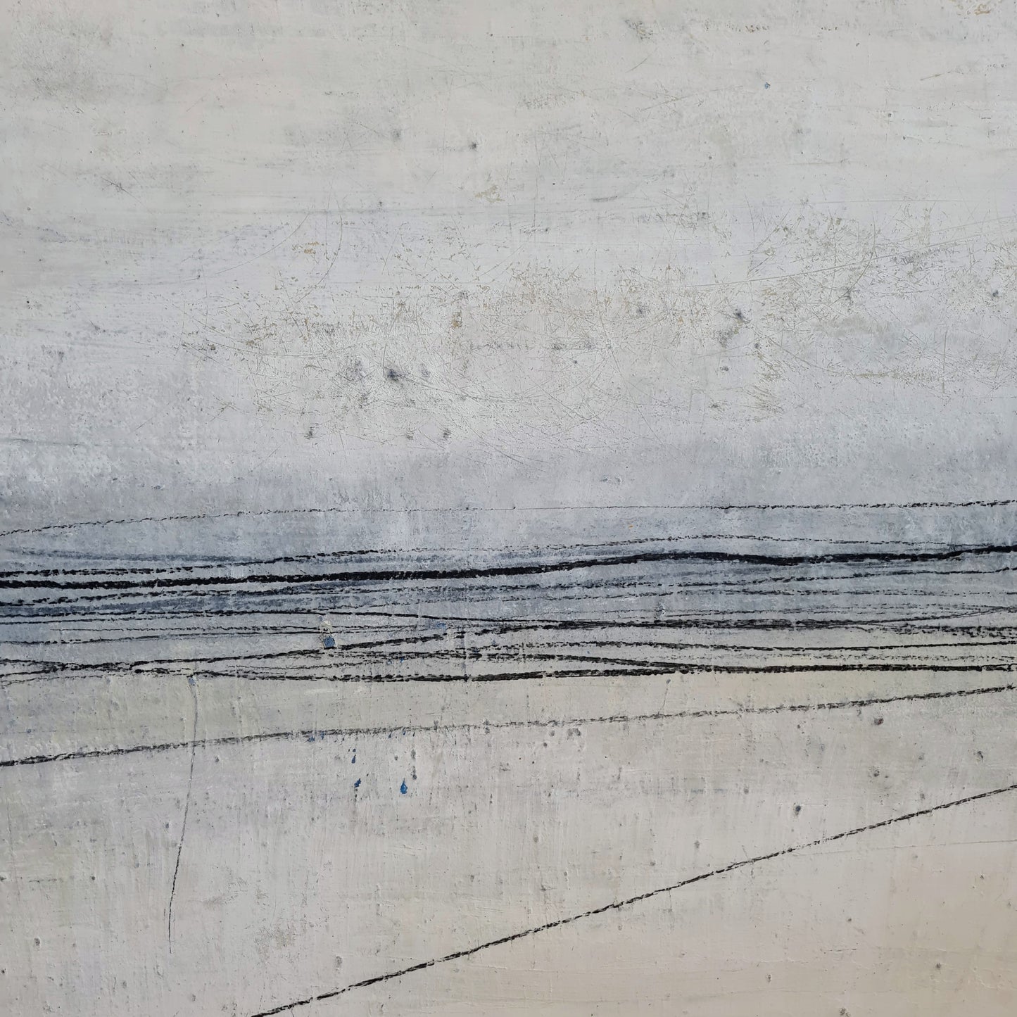 weißes Bild 110 x 130 cm / Wege der Begegnung / nur einmal vorhanden