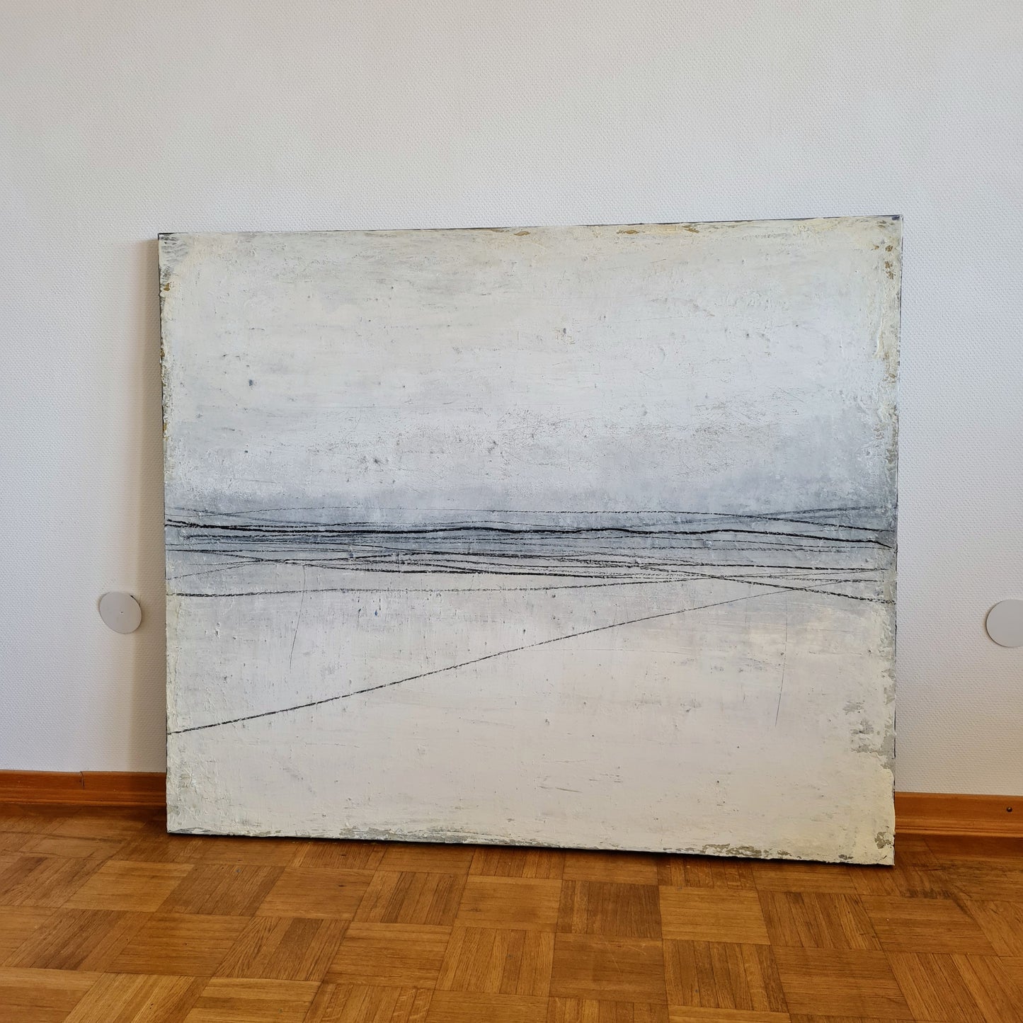 weißes Bild 110 x 130 cm / Wege der Begegnung / nur einmal vorhanden