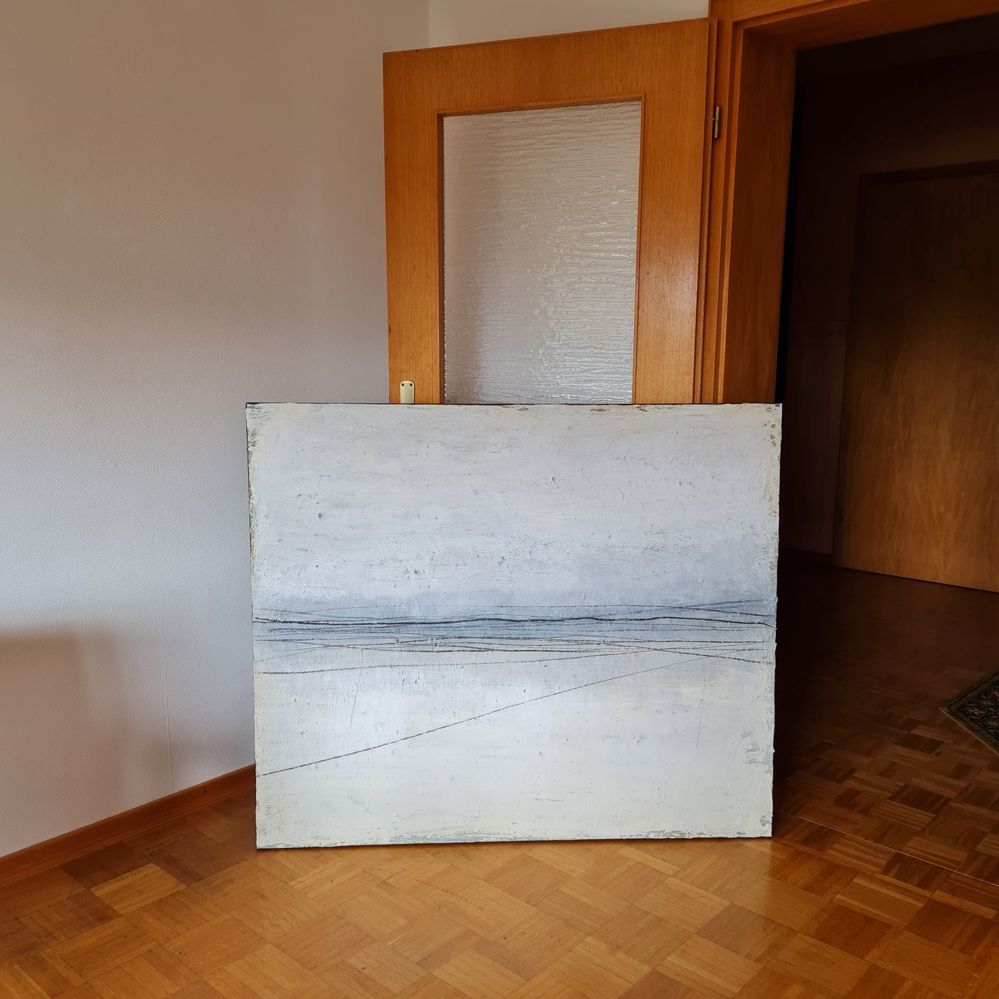 weißes Bild 110 x 130 cm / Wege der Begegnung / nur einmal vorhanden