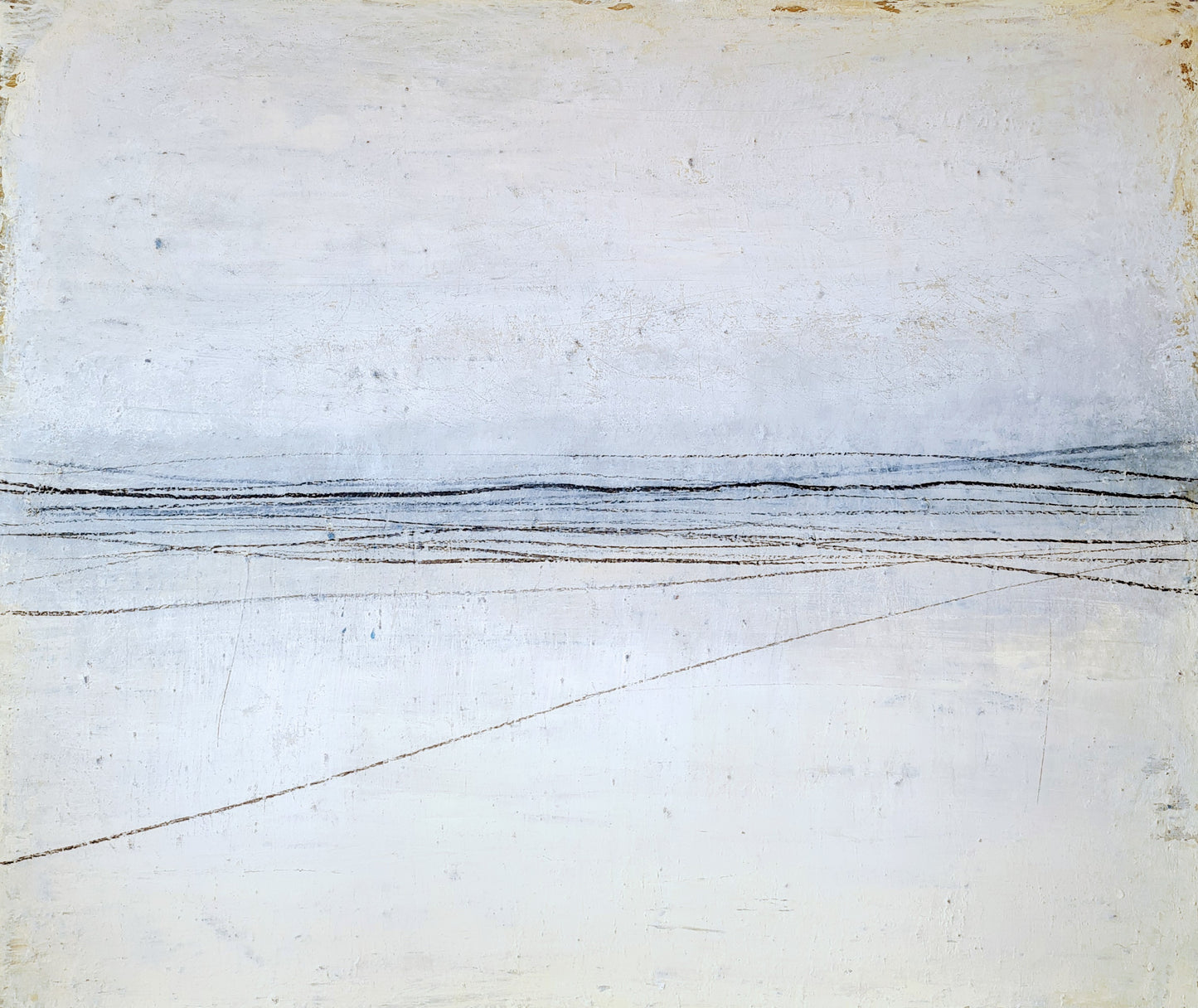 weißes Bild 110 x 130 cm / Wege der Begegnung / nur einmal vorhanden