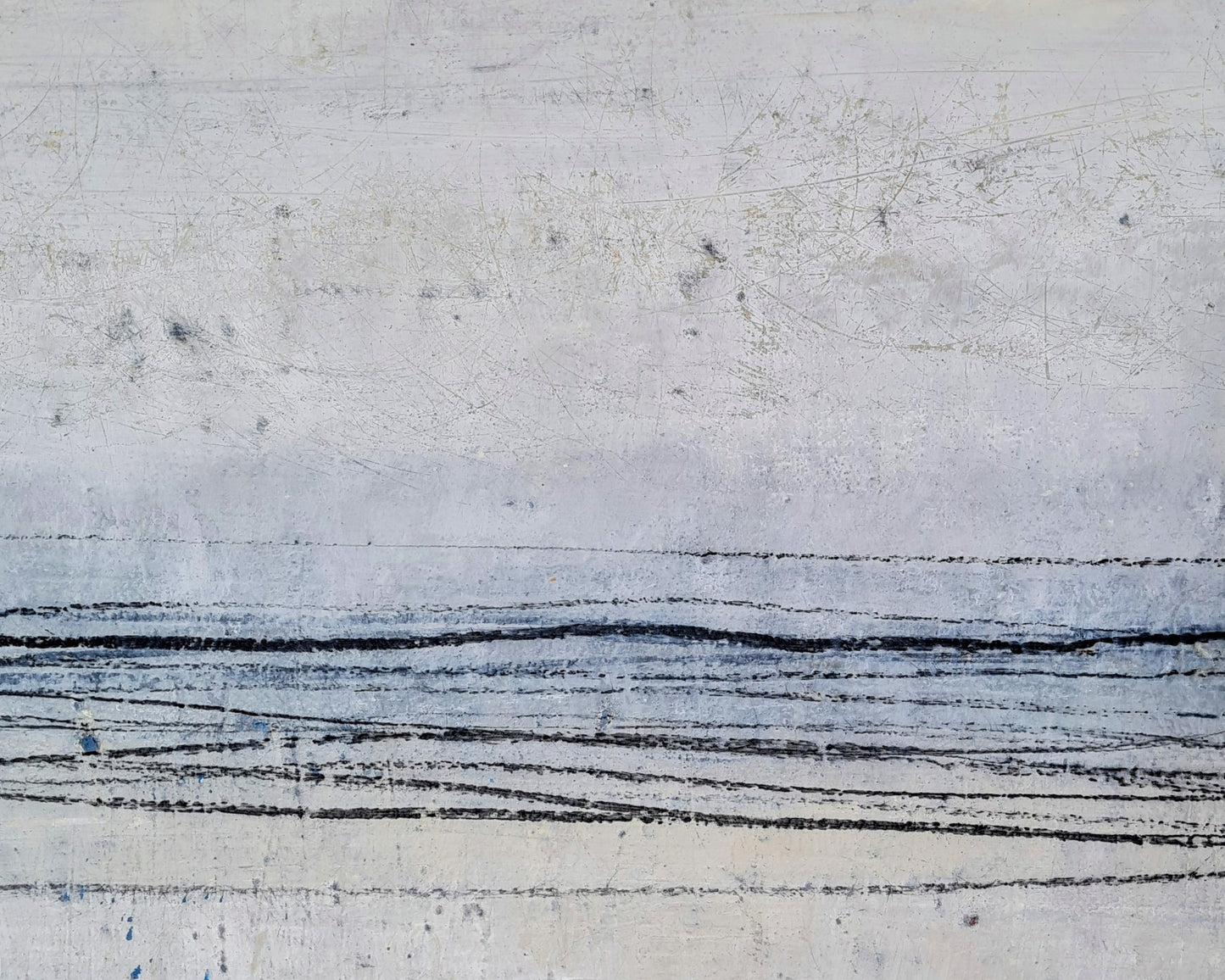 weißes Bild 110 x 130 cm / Wege der Begegnung / nur einmal vorhanden