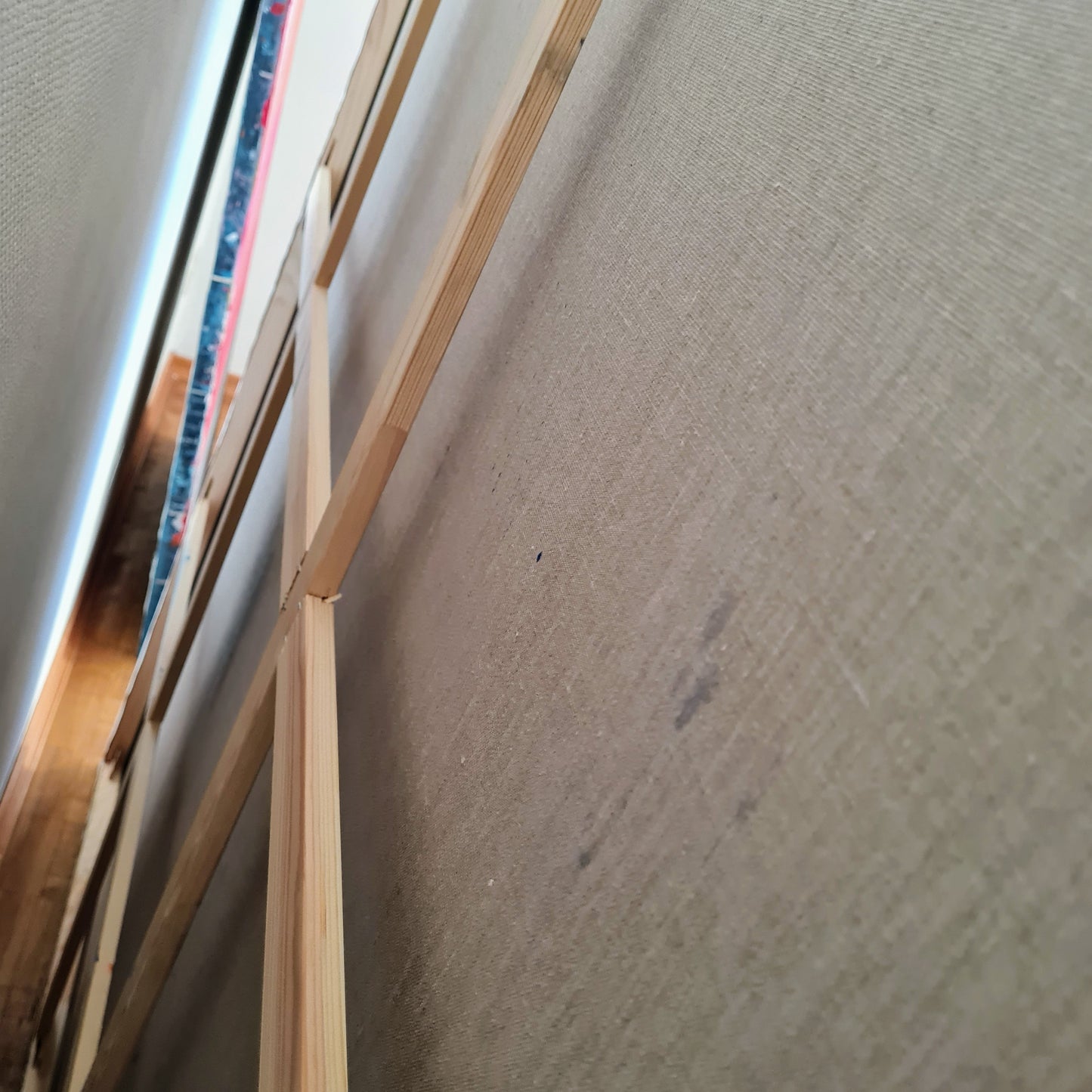 Abstraktes Bild Sonnenglühen am Horizont