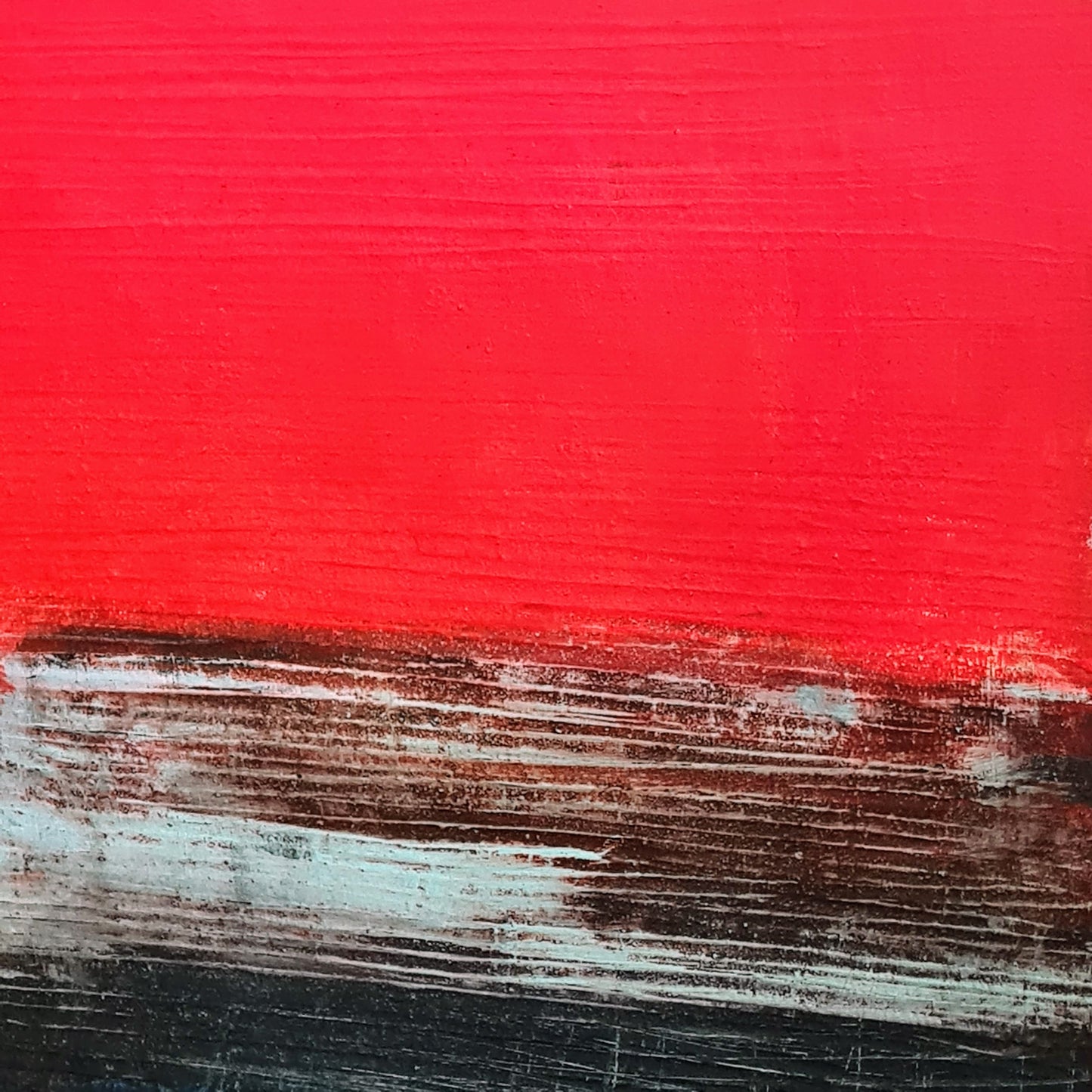 Lebensfreude in Farben / 100 x 150 cm / rot orange dunkelblau acrylbilder auf leinwand