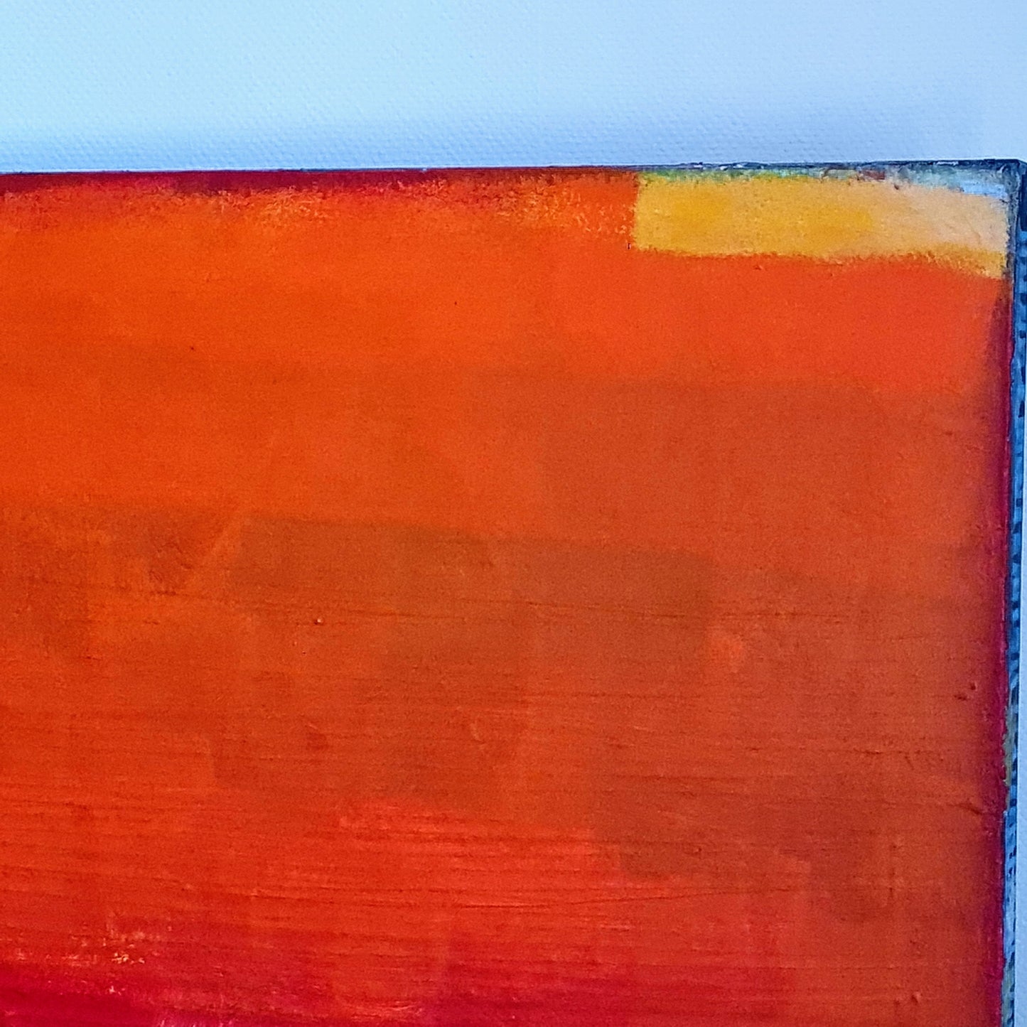 Lebensfreude in Farben / 100 x 150 cm / rot orange dunkelblau acrylbilder auf leinwand