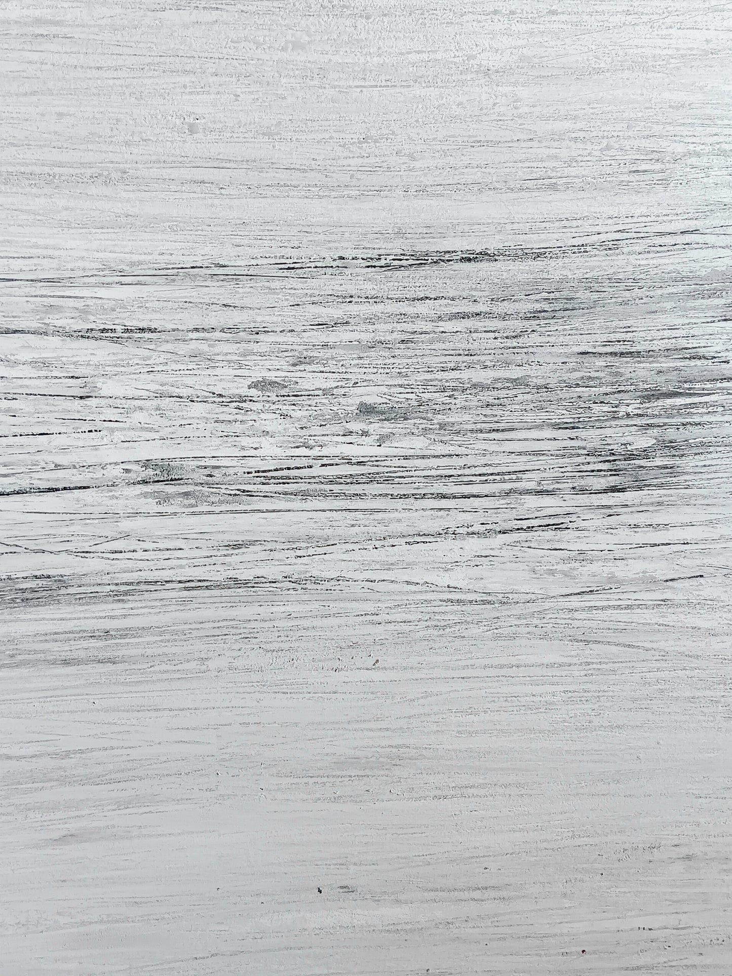 160 x 120 cm - Abstraktes weißes großes Bild - Kunstwerk