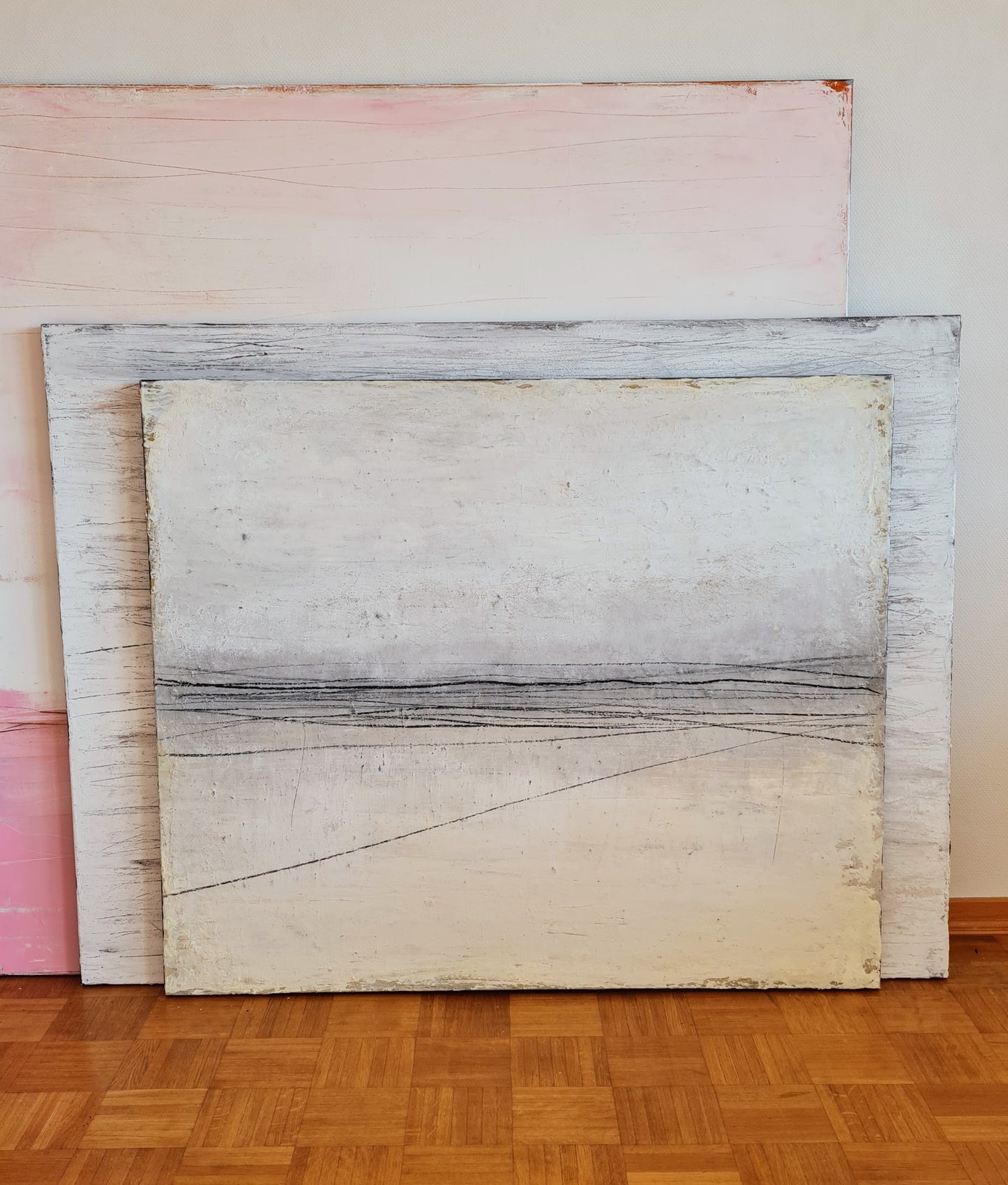 weißes Bild 110 x 130 cm / Wege der Begegnung / nur einmal vorhanden