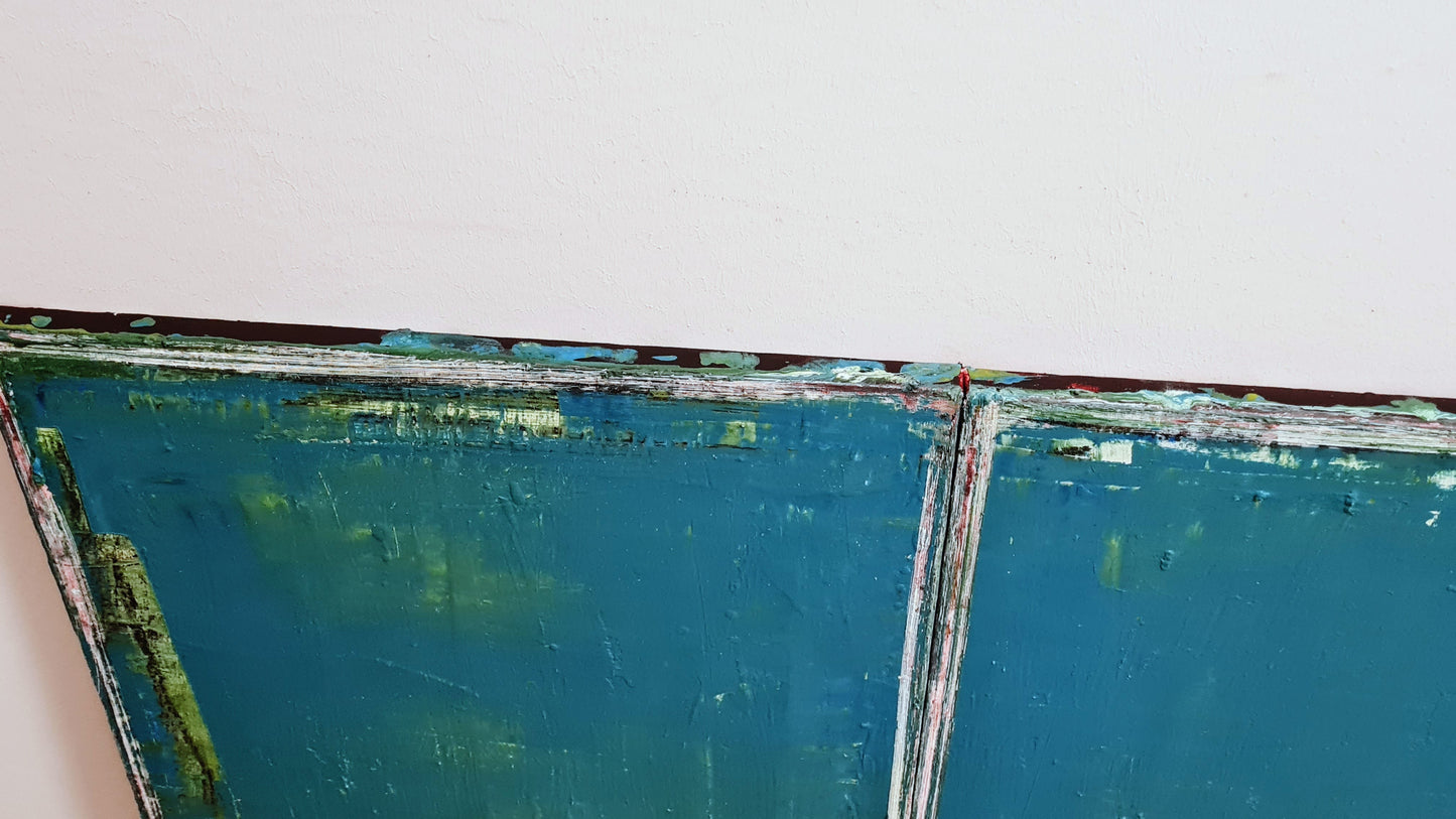 blau grünes Bild - Schubladengedanken einordnen