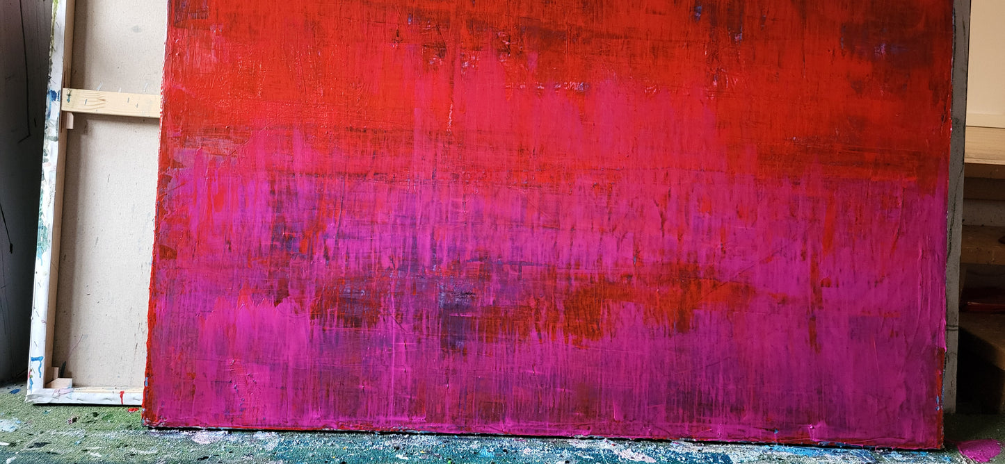 Personalisierte Auftragskunst und Gemälde: rotes-grosses-bild-160-x-160-cm – Kategorie: Originalgemälde – Hersteller: