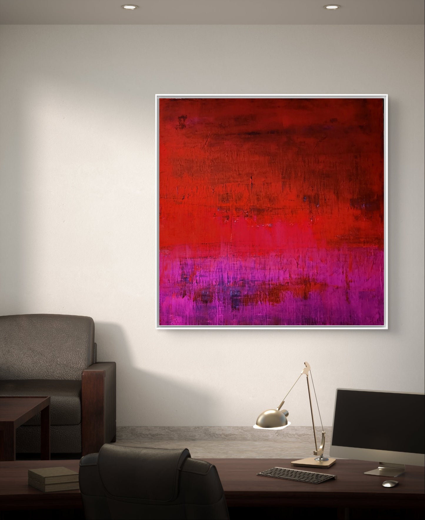 Personalisierte Auftragskunst und Gemälde: rotes-grosses-bild-160-x-160-cm – Kategorie: Originalgemälde – Hersteller: