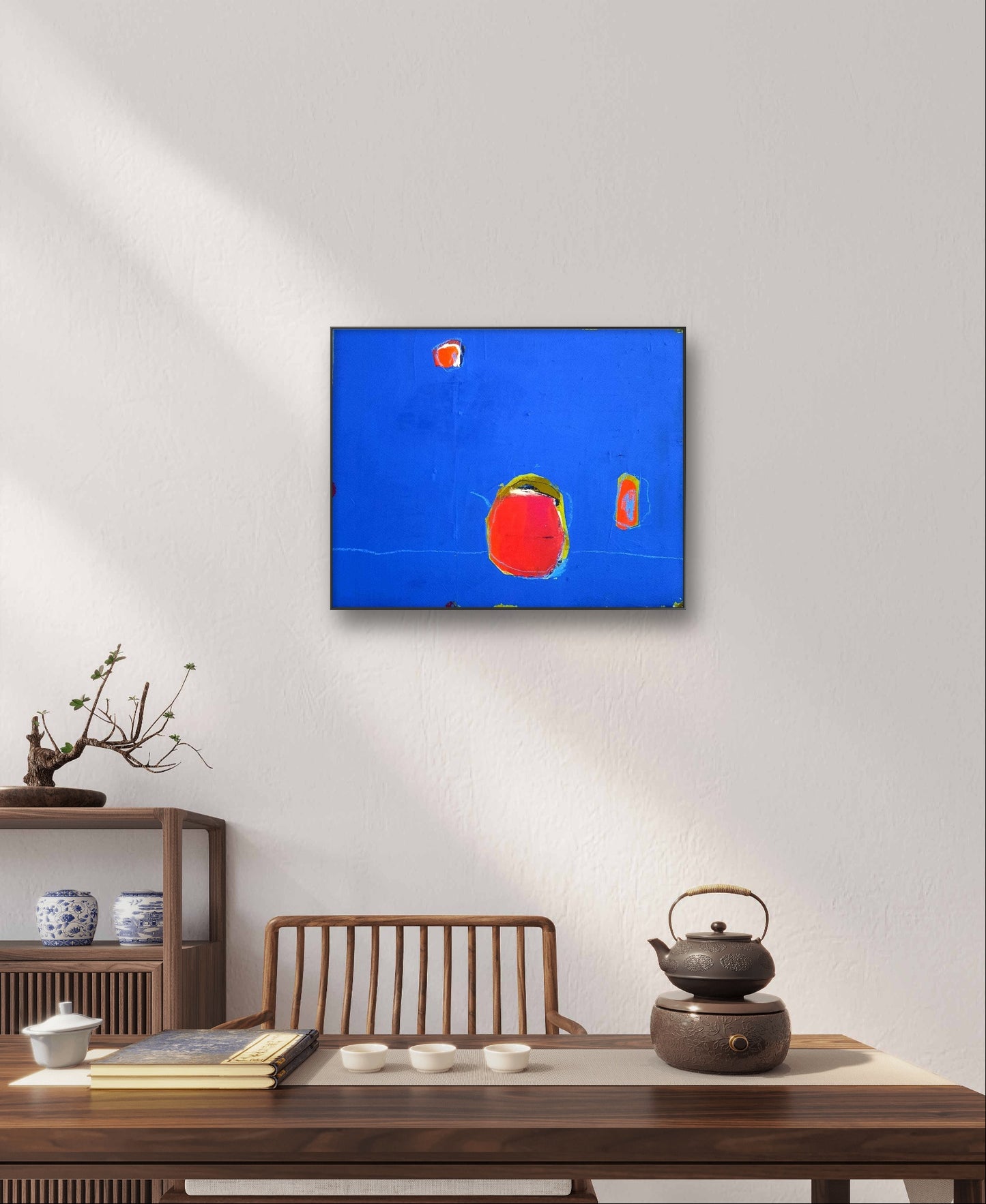 Personalisierte Auftragskunst und Gemälde: moderne-bilder-in-blau – Kategorie: Originalgemälde – Hersteller: