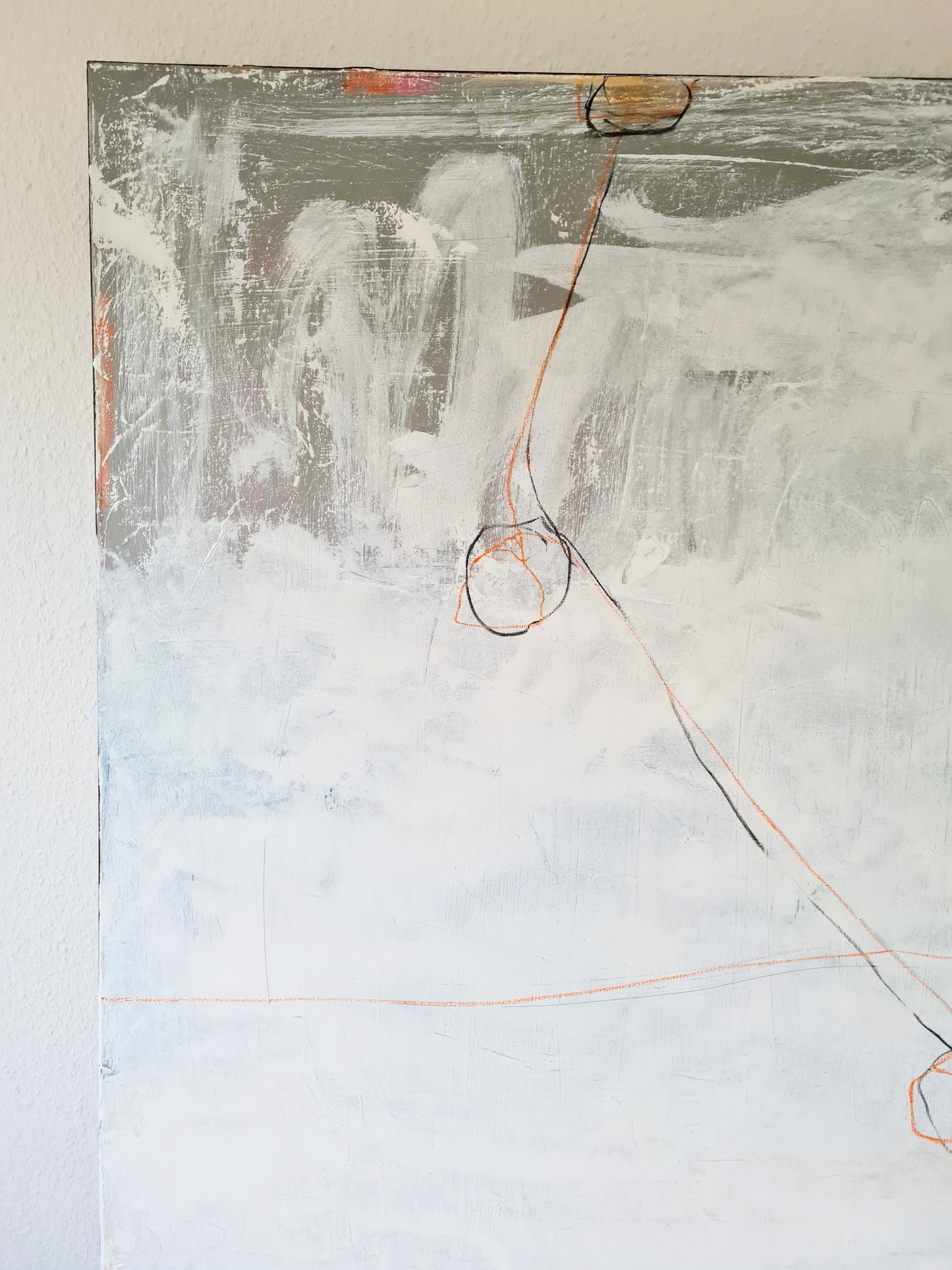 Lebensfreude auf Leinwand: Entdecken Sie 'Berg und Talfahrt' - Ein Kunstwerk voller Optimismus