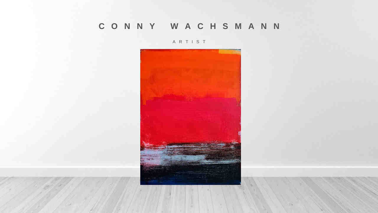 Lebensfreude in Farben / 100 x 150 cm / rot orange dunkelblau acrylbilder auf leinwand