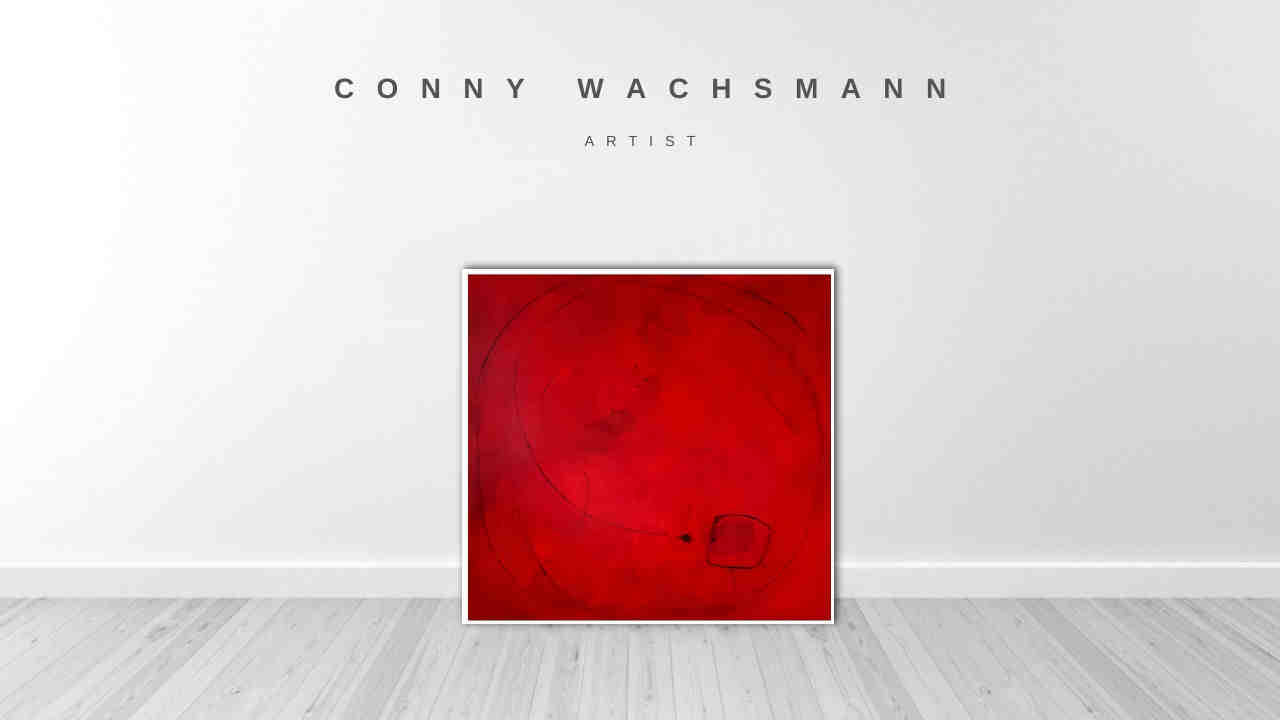 vorhandenes Unikat: Sommerzeit inkl. Schattenfugenrahmen / 120 x 120 cm / rot abstrakte acrylbilder auf leinwand