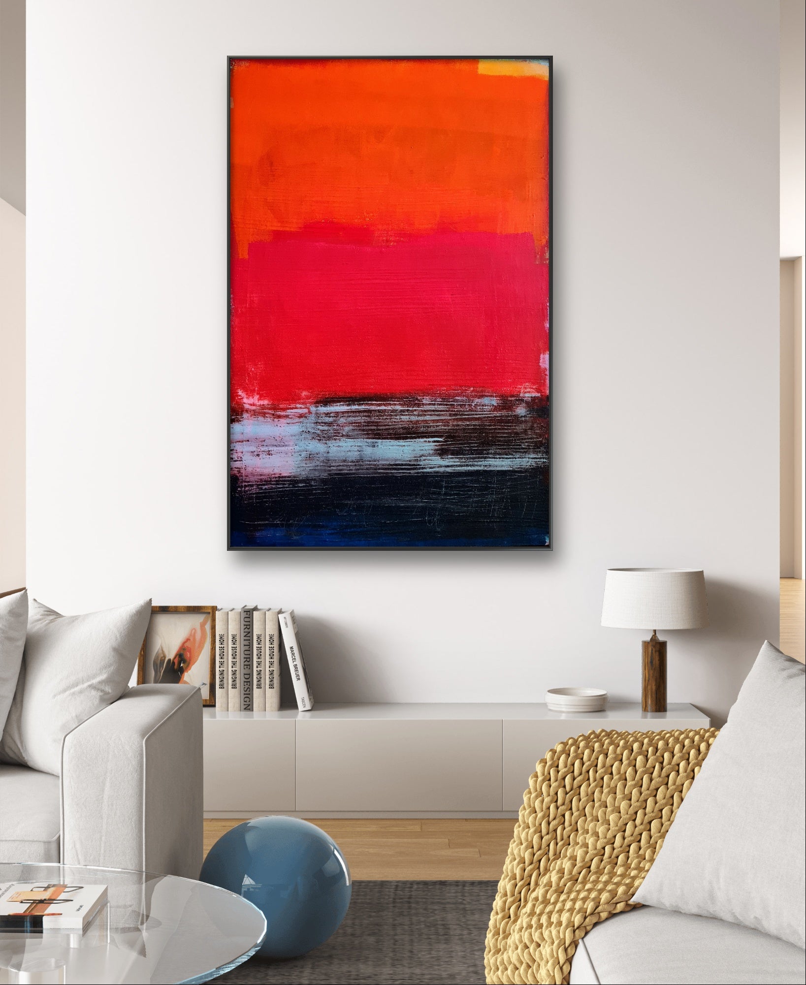 Personalisierte Auftragskunst und Gemälde: orange-bilder-modern – Kategorie: Originalgemälde – Hersteller: