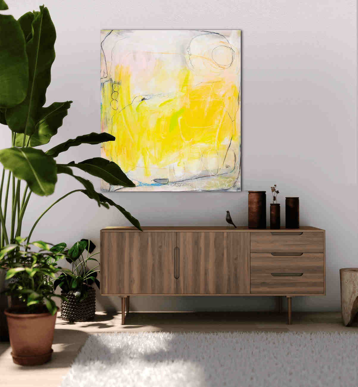 Personalisierte Auftragskunst und Gemälde: gelbes-bild-1 – Kategorie: Originalgemälde – Hersteller: