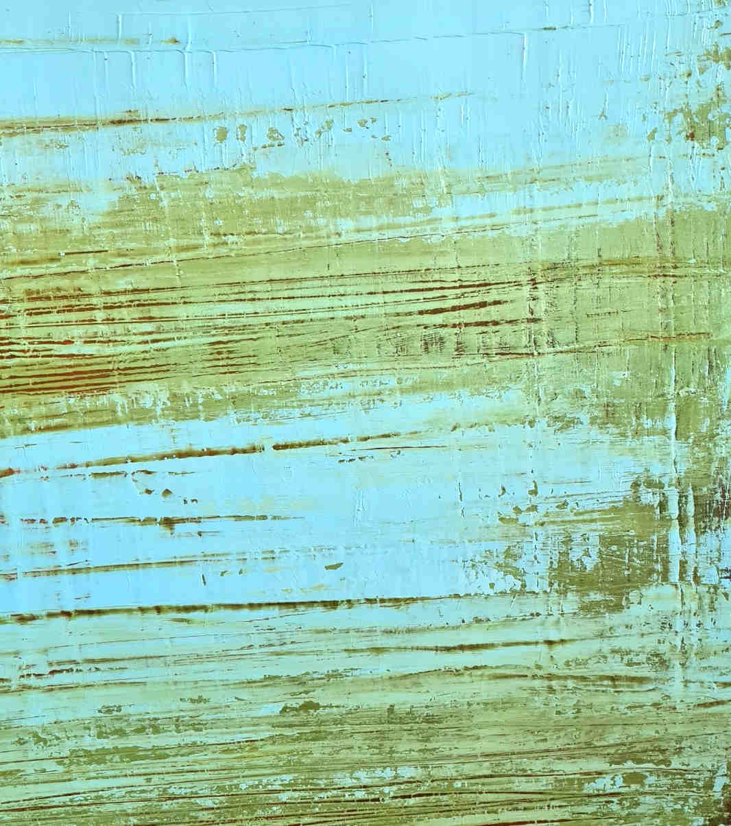 Bild "Zwischen den Farbwellen" 100 x 100 cm - Auftragskunst