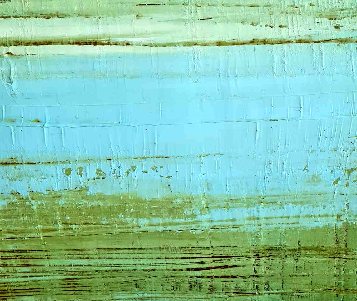 Bild "Zwischen den Farbwellen" 100 x 100 cm - Auftragskunst