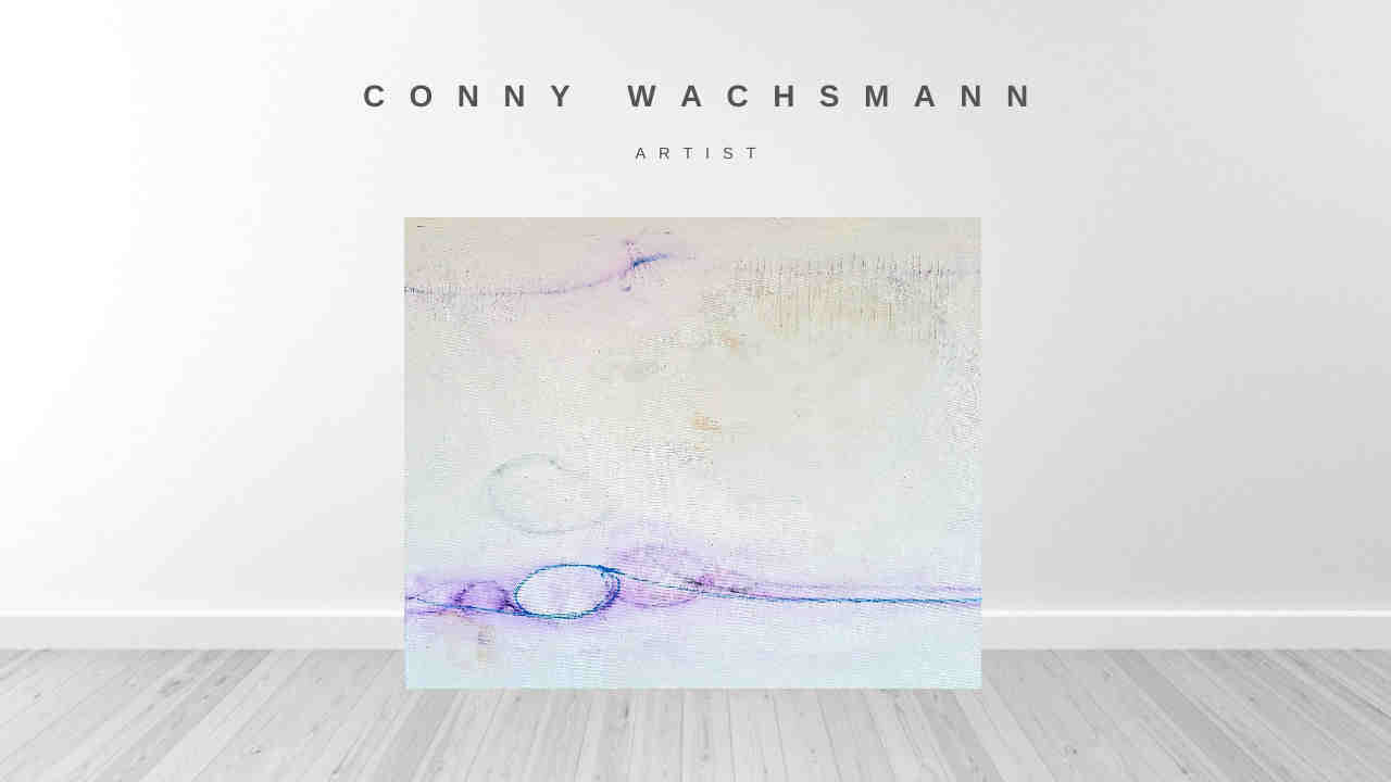 Sommeranfang in abstraktem Weiß: Acrylbild als individueller Auftrag