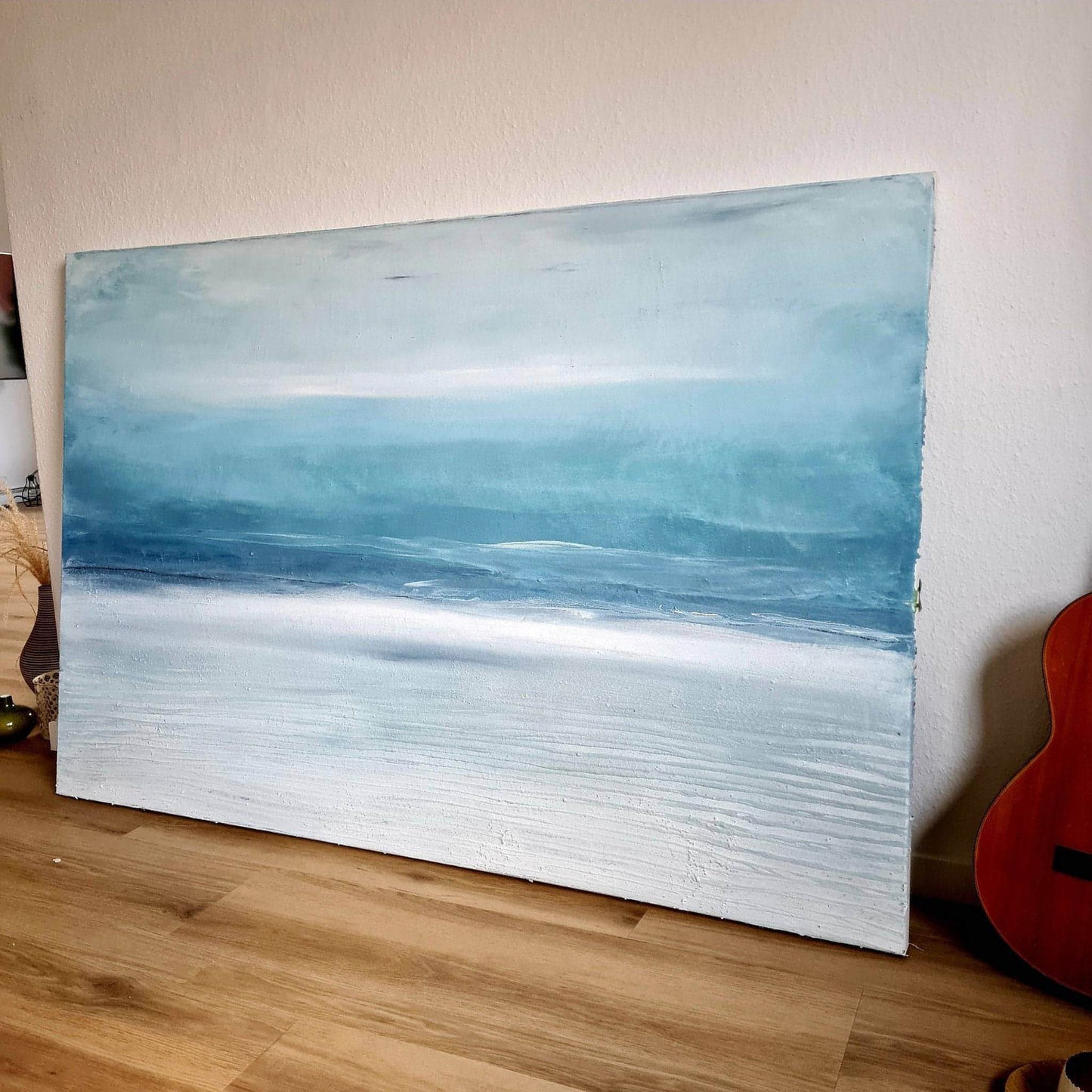 Nordsee- und Ostsee-Atmosphäre in Bildern: "Spaziergänge" mit beeindruckender Farbpalette Abstrakte Bilder & moderne Auftragsmalerei, abstrakte große bilder online kaufen, Auftrags Malere