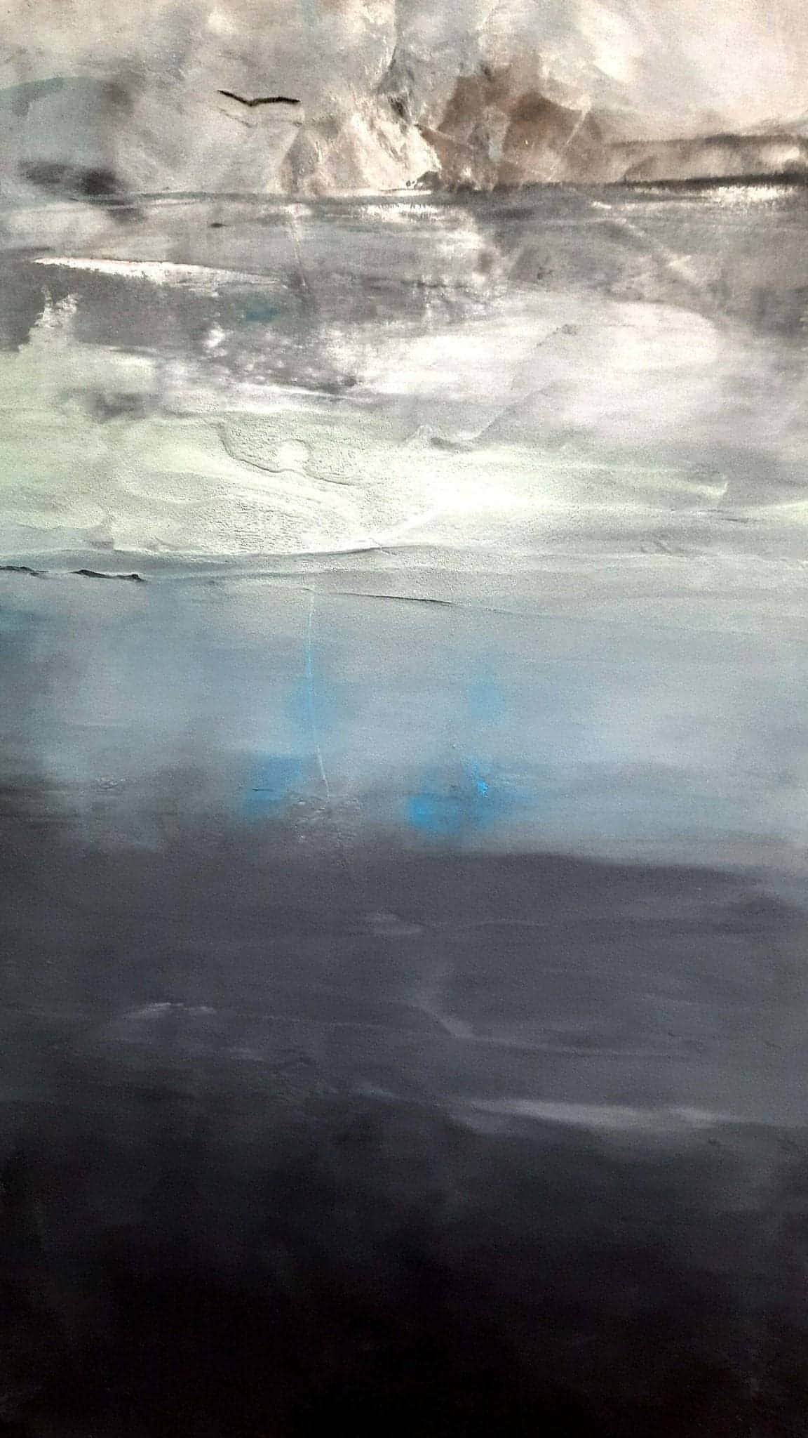 Landschaftsbild als Auftrag - Kunst zum Hineinträumen Abstrakte Bilder & moderne Auftragsmalerei, abstrakte große bilder online kaufen, Auftrags Malere