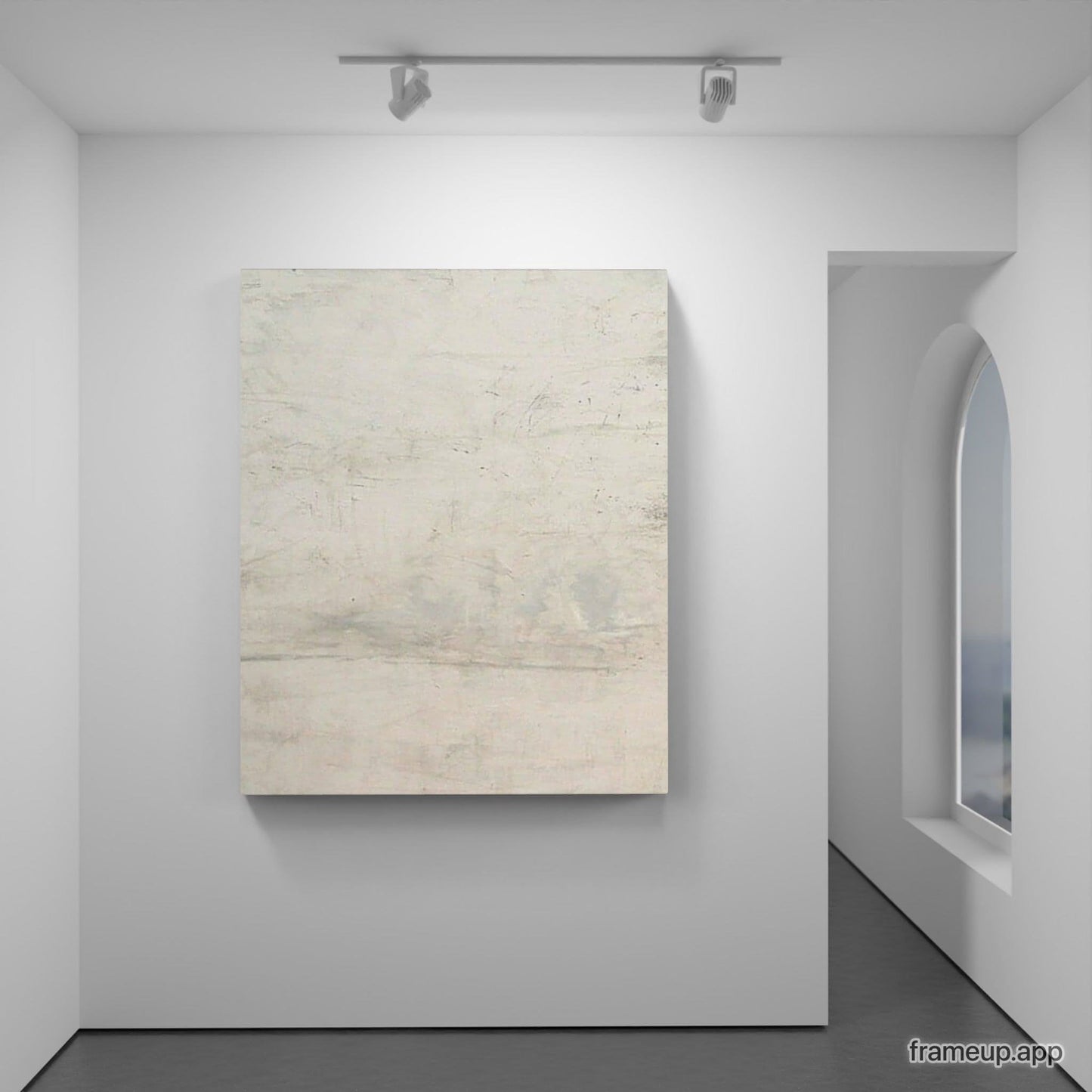 Bild in weiß und beige - Ein individuelles Kunstwerk für Ihre Wand "Meeresrauschen" Abstrakte Bilder & moderne Auftragsmalerei, abstrakte große bilder online kaufen, Auftrags Malere