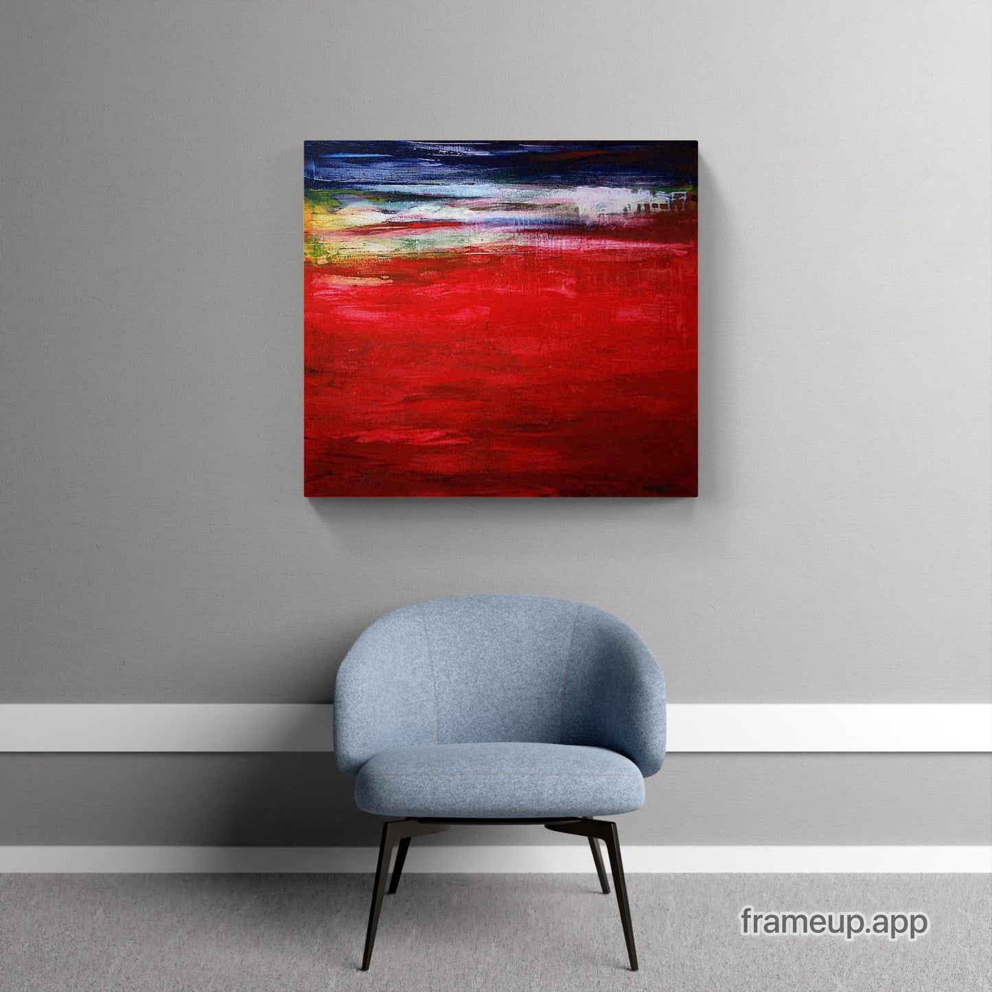 rotes abstraktes Bild als Auftragskunst bestellen "Traumreise" Abstrakte Bilder & moderne Auftragsmalerei, abstrakte große bilder online kaufen, Auftrags Malere