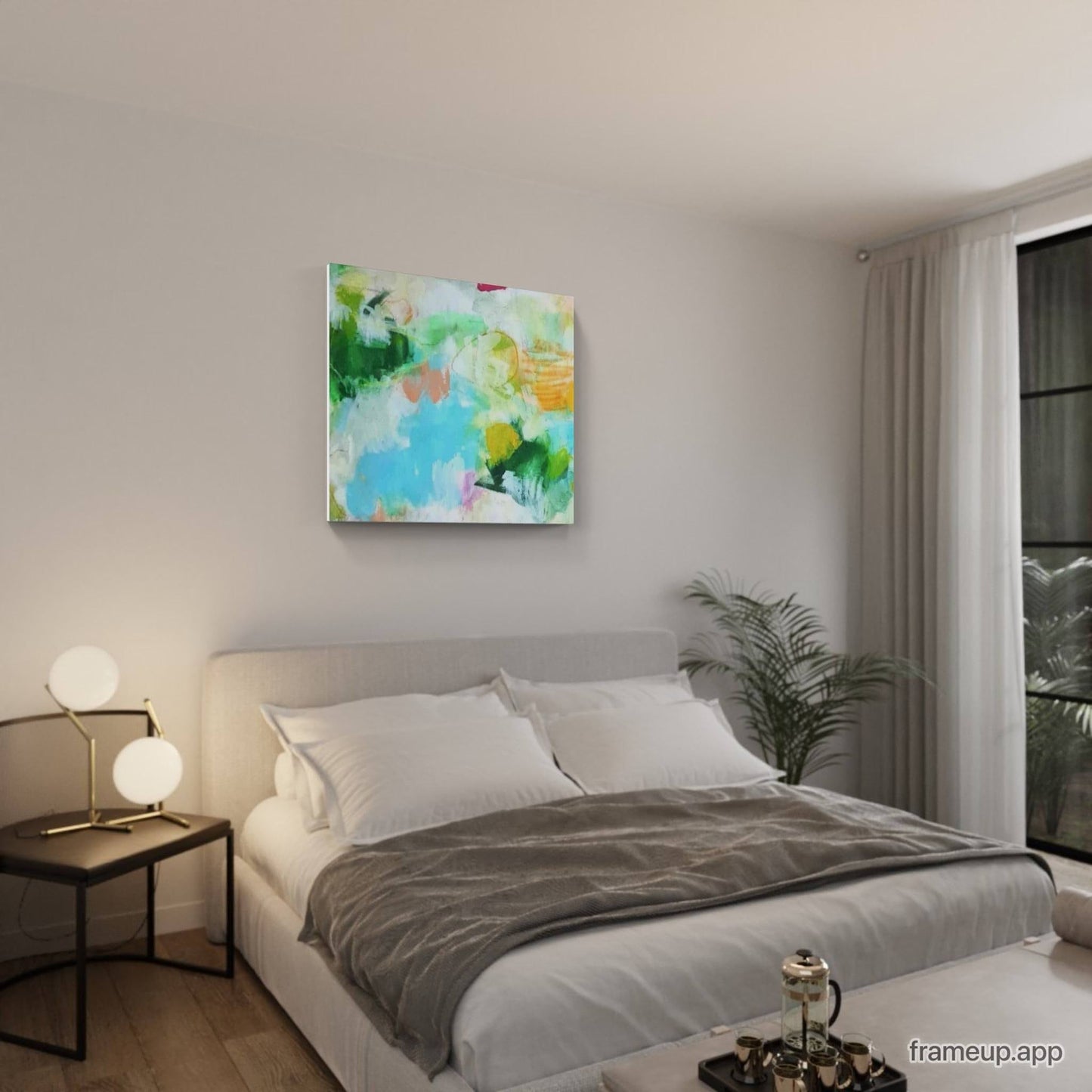 Ein Unikat in Pastell: Ein abstraktes Gemälde in frischen Farben - Atmosphäre verleihen Abstrakte Bilder & moderne Auftragsmalerei, abstrakte große bilder online kaufen, Auftrags Malere
