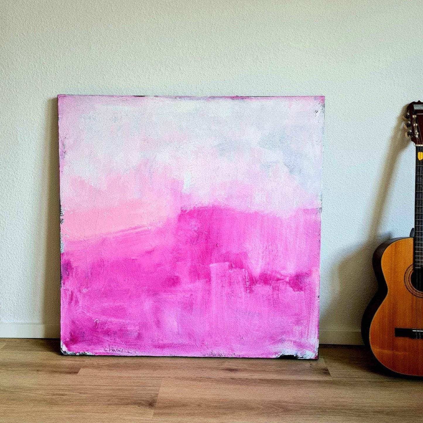 Freiheit II / 100 x 100 cm / weiss, Freiheit II / 140 x 140 cm / weiss abstrakte acrylbilder auf leinwand
