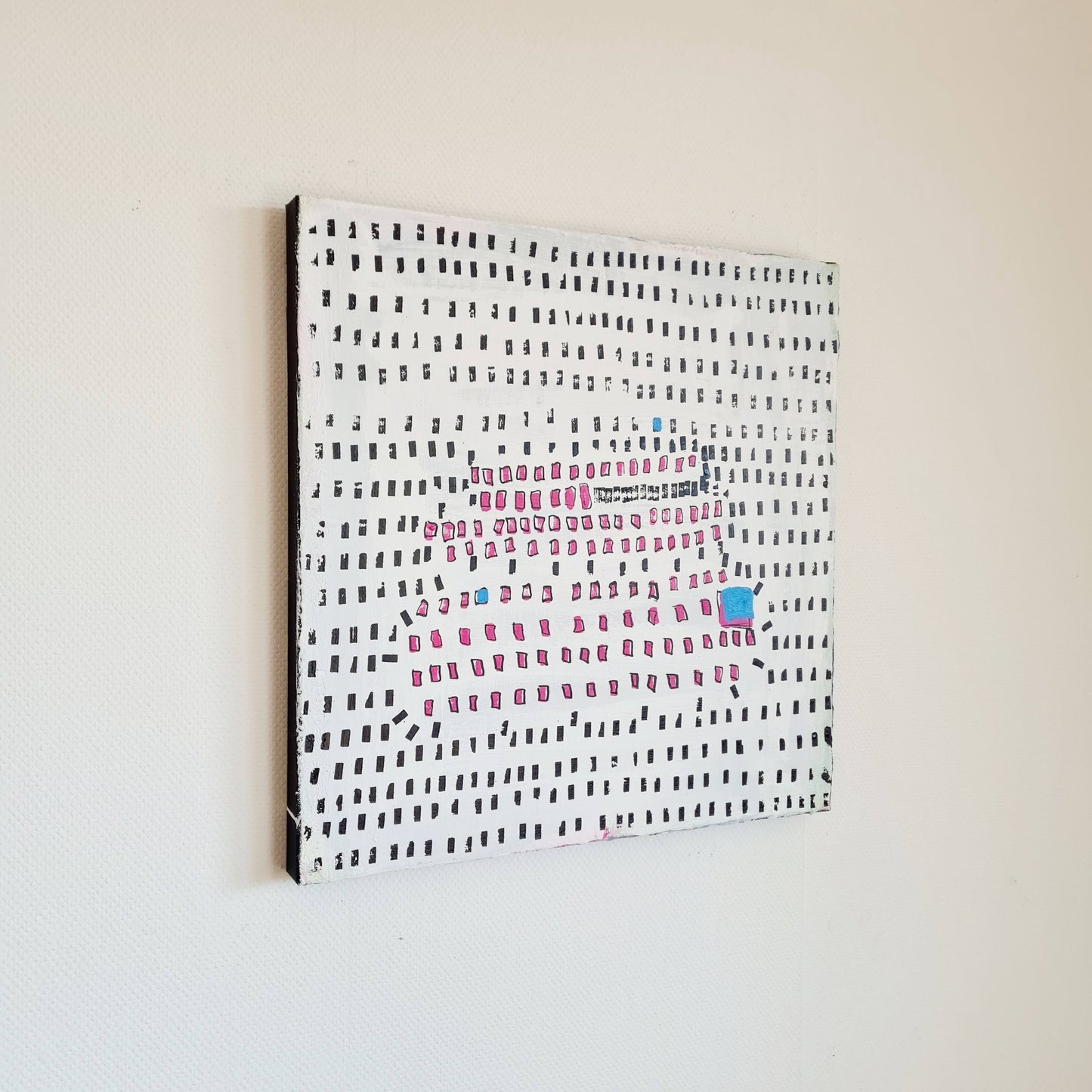 Ein minimalistisches Kunstwerk in Schwarz-Weiß Abstrakte Bilder & moderne Auftragsmalerei, abstrakte große bilder online kaufen, Auftrags Malere