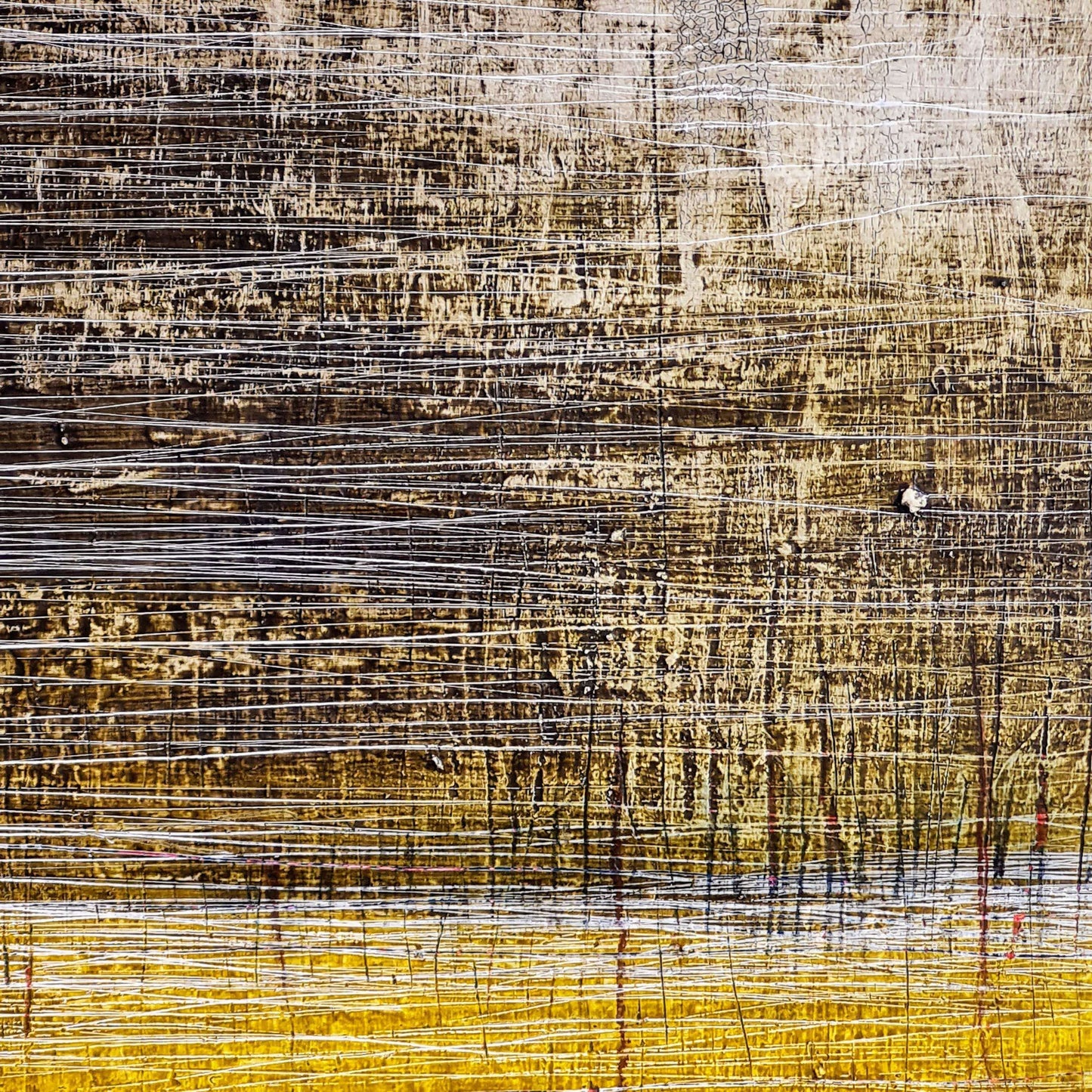 Mehrschichtiges Kunstwerk in Schwarz und Olivgrün - Direkt verfügbar! Abstrakte Bilder & moderne Auftragsmalerei, abstrakte große bilder online kaufen, Auftrags Malere