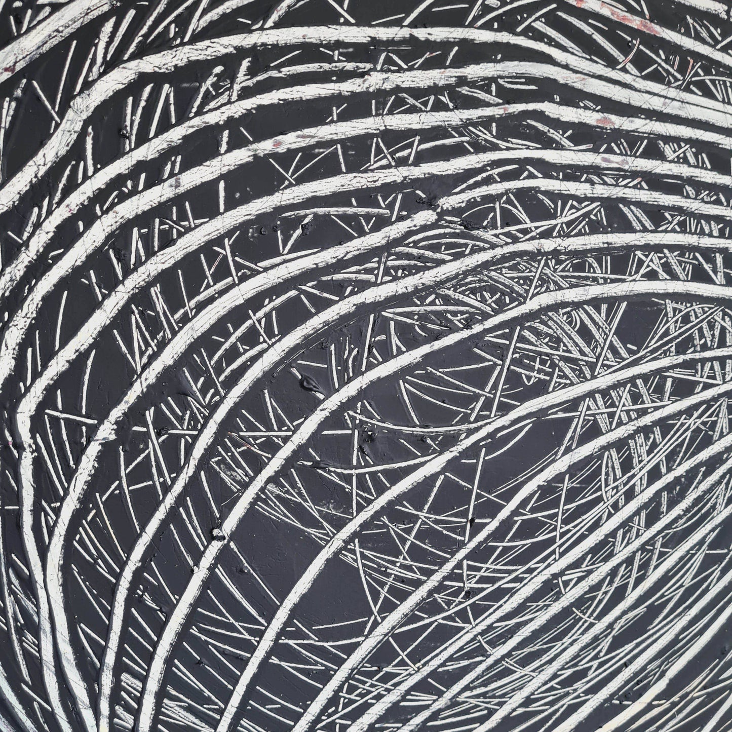 Durchsicht / 60 x 60 cm / schwarzweiss, Durchsicht / 70 x 70 cm / schwarzweiss, Durchsicht / 80 x 80 cm / schwarzweiss, Durchsicht / 100 x 100 cm / schwarzweiss, Durchsicht / 120 x 120 cm / schwarzweiss, Durchsicht / 160 x 160 cm / schwarzweiss abstrakte acrylbilder auf leinwand
