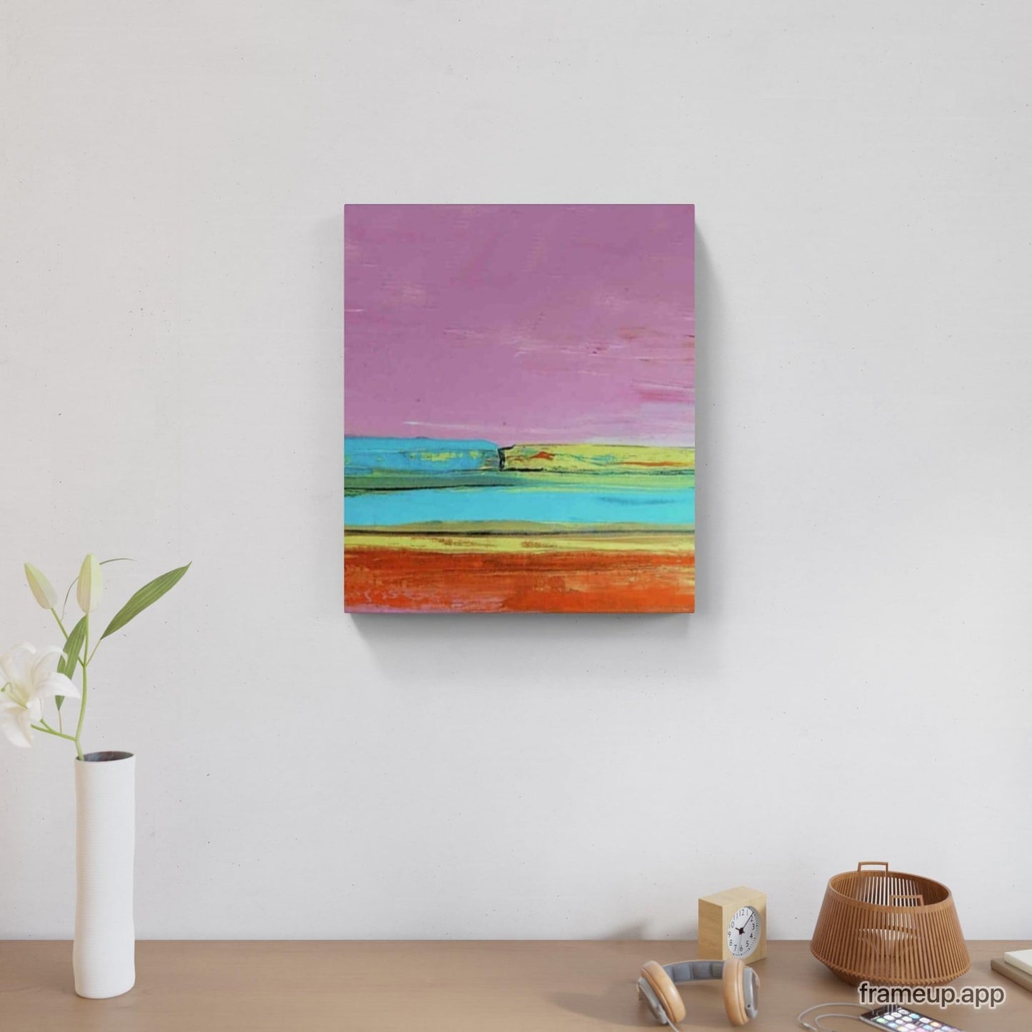 Tagtraum / 50 x 70 cm / rosa, Tagtraum / 100 x 80 cm / rosa, Tagtraum / 100 x 120 cm / rosa, Tagtraum / 100 x 140 cm / rosa, Tagtraum / 140 x 140 cm / rosa abstrakte acrylbilder auf leinwand