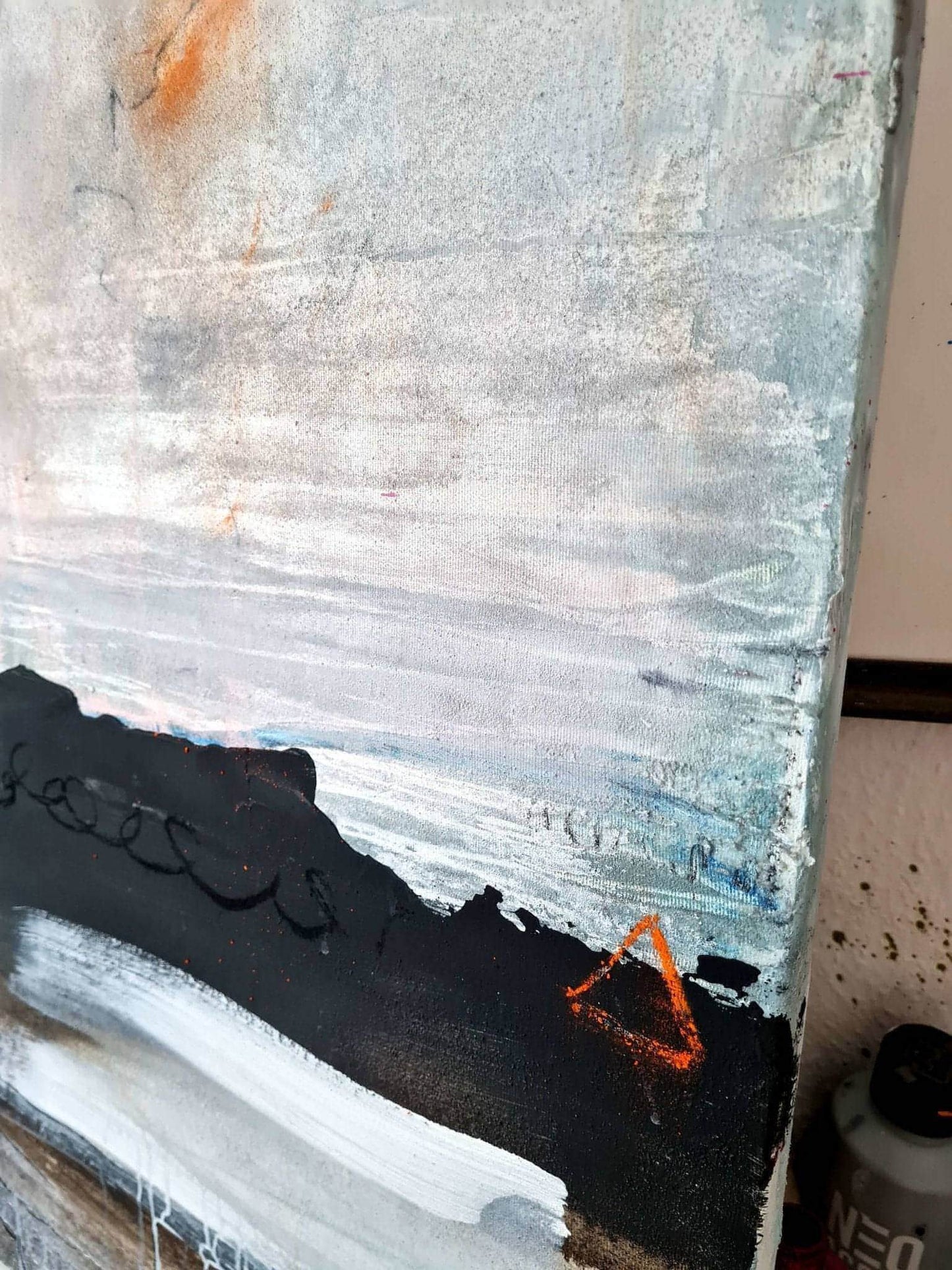 Herbstlandschaft als Auftragsbild - Eine Geschichte in Farben Abstrakte Bilder & moderne Auftragsmalerei, abstrakte große bilder online kaufen, Auftrags Malere