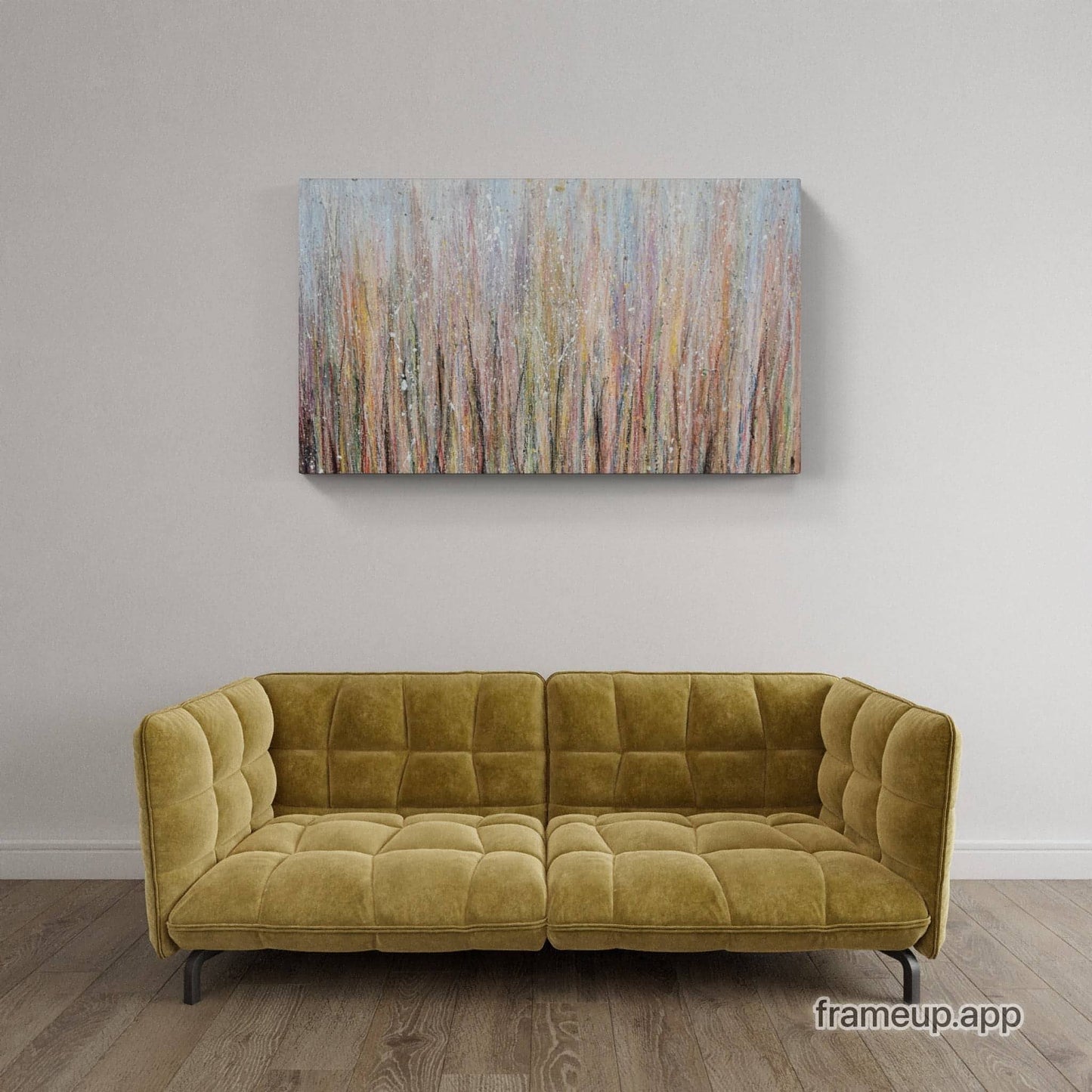 Erstmal wach werden / 120 x 120 cm / Regenbogen, Erstmal wach werden / 100 x 100 cm / Regenbogen, Erstmal wach werden / 80 x 80 cm / Regenbogen, Erstmal wach werden / 160 x 100 cm / Regenbogen abstrakte acrylbilder auf leinwand