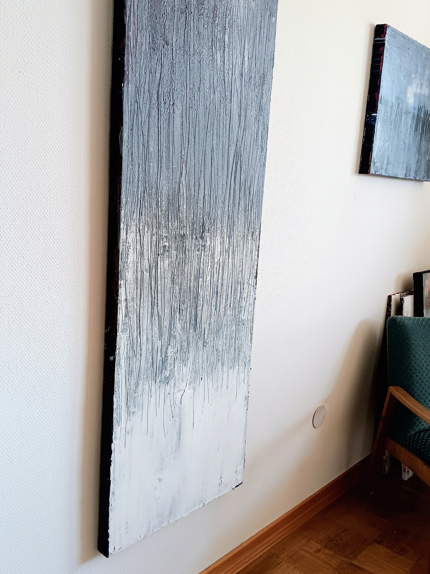 Entdecke die Magie eines idyllischen Geheimwegs - Kunstwerk inspiriert von einer Woche an der Ostsee Abstrakte Bilder & moderne Auftragsmalerei, abstrakte große bilder online kaufen, Auftrags Malere