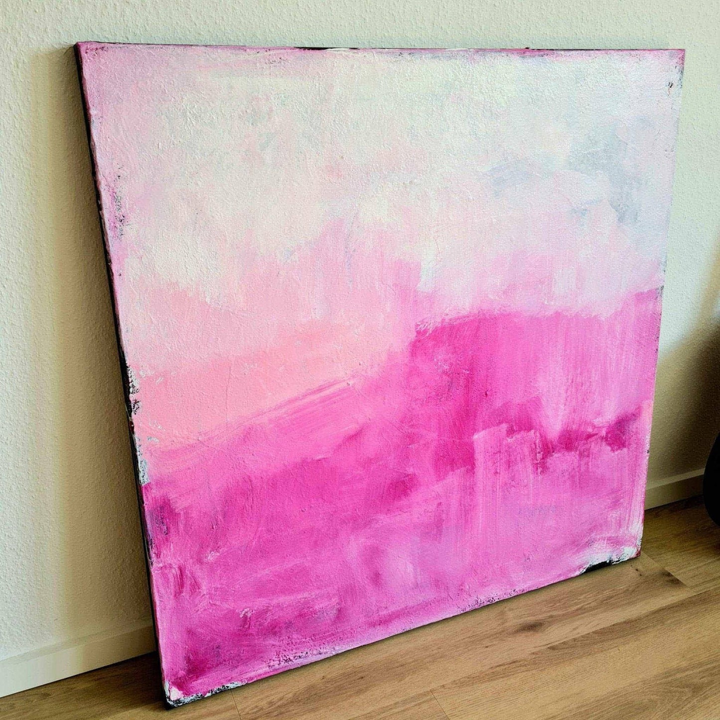 Freiheit II / 100 x 100 cm / weiss, Freiheit II / 140 x 140 cm / weiss abstrakte acrylbilder auf leinwand