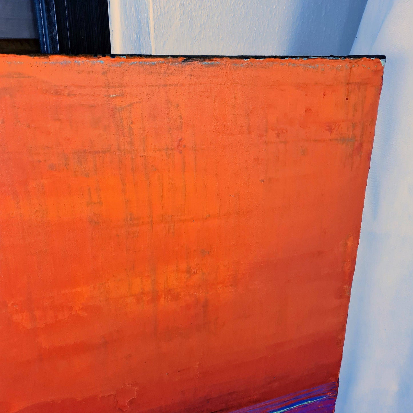 VORHANDEN / abstraktes rotes Bild Frühlingshitze Abstrakte Bilder & moderne Auftragsmalerei, abstrakte große bilder online kaufen, Auftrags Malere