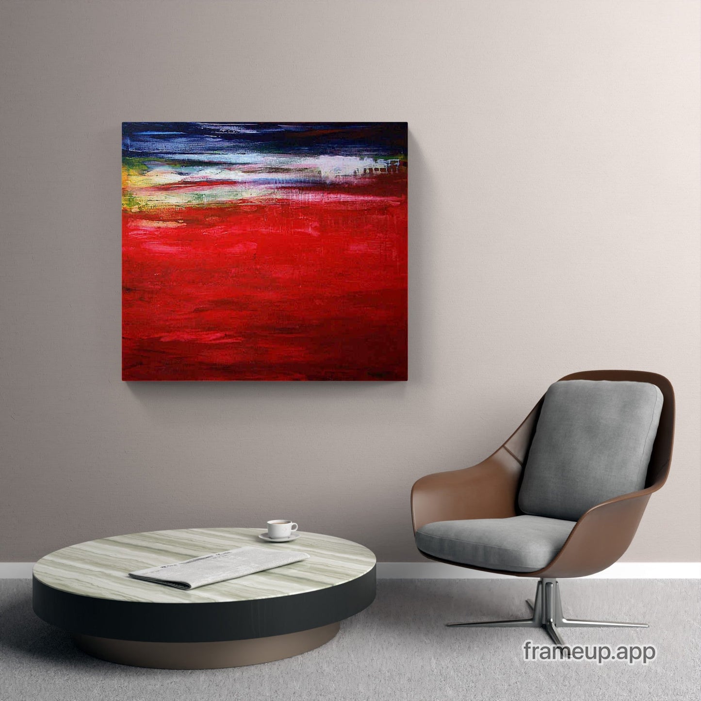 rotes abstraktes Bild als Auftragskunst bestellen "Traumreise" Abstrakte Bilder & moderne Auftragsmalerei, abstrakte große bilder online kaufen, Auftrags Malere