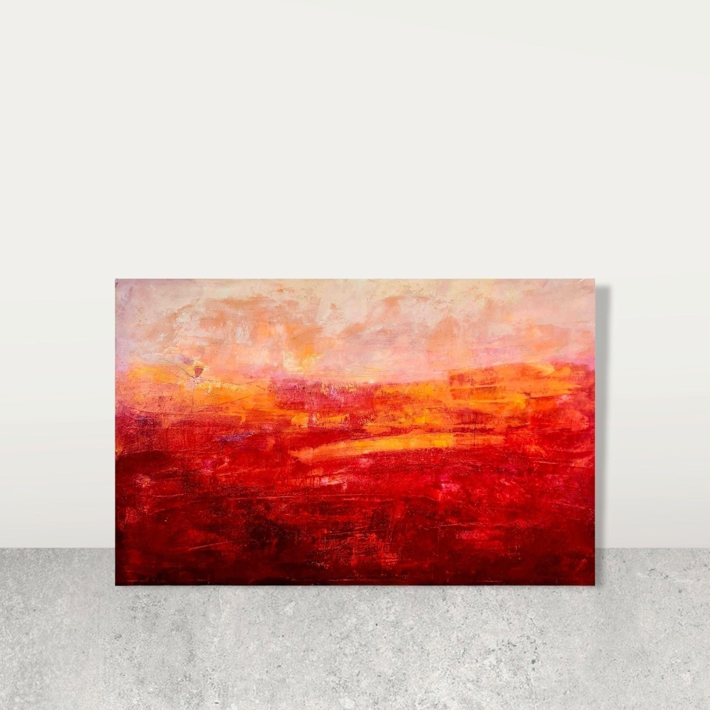Freies Spiel / 135 x 200 cm / rot Bilder auf leinwand