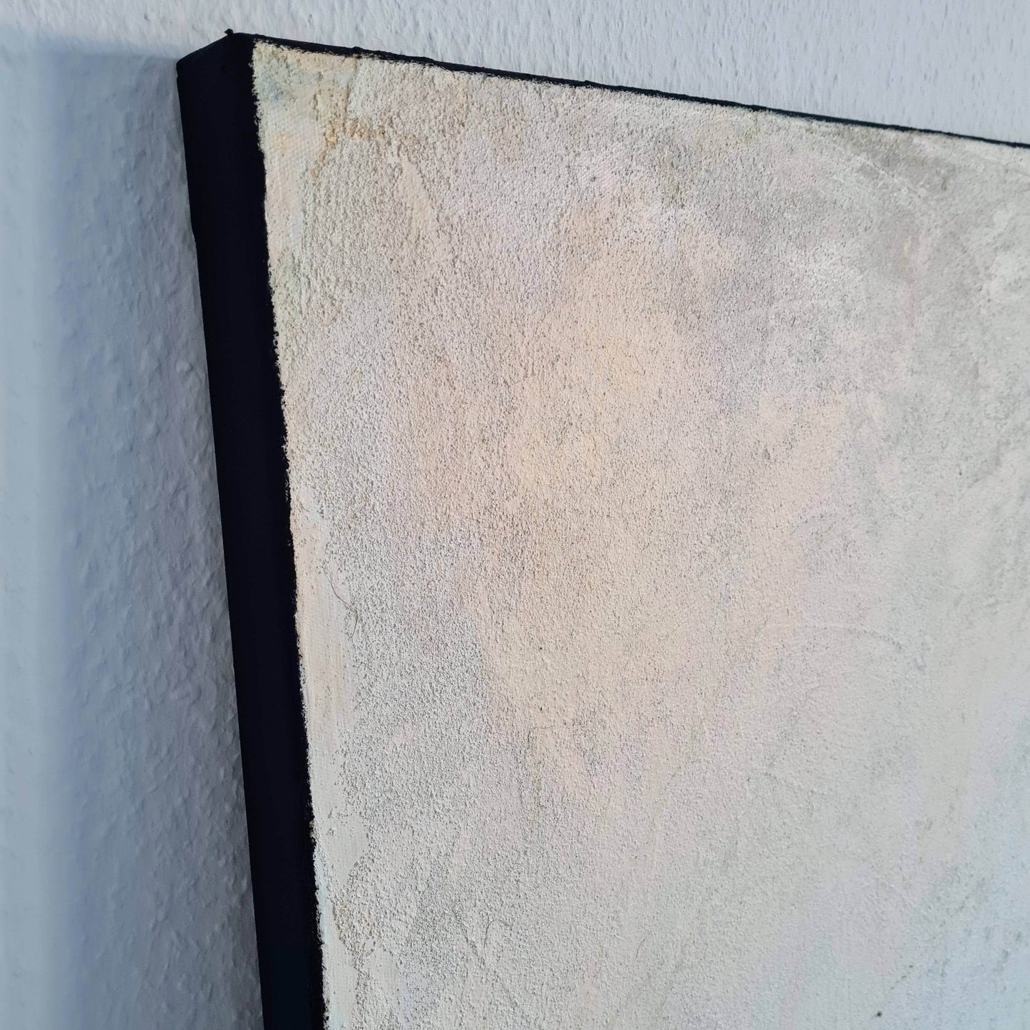 Bild in weiß und beige - Ein individuelles Kunstwerk für Ihre Wand "Meeresrauschen" Abstrakte Bilder & moderne Auftragsmalerei, abstrakte große bilder online kaufen, Auftrags Malere